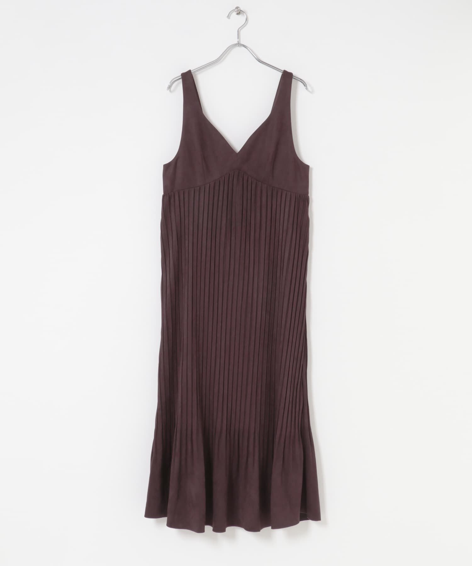  「ピーチスキンプリーツワンピース」|ワンピース|