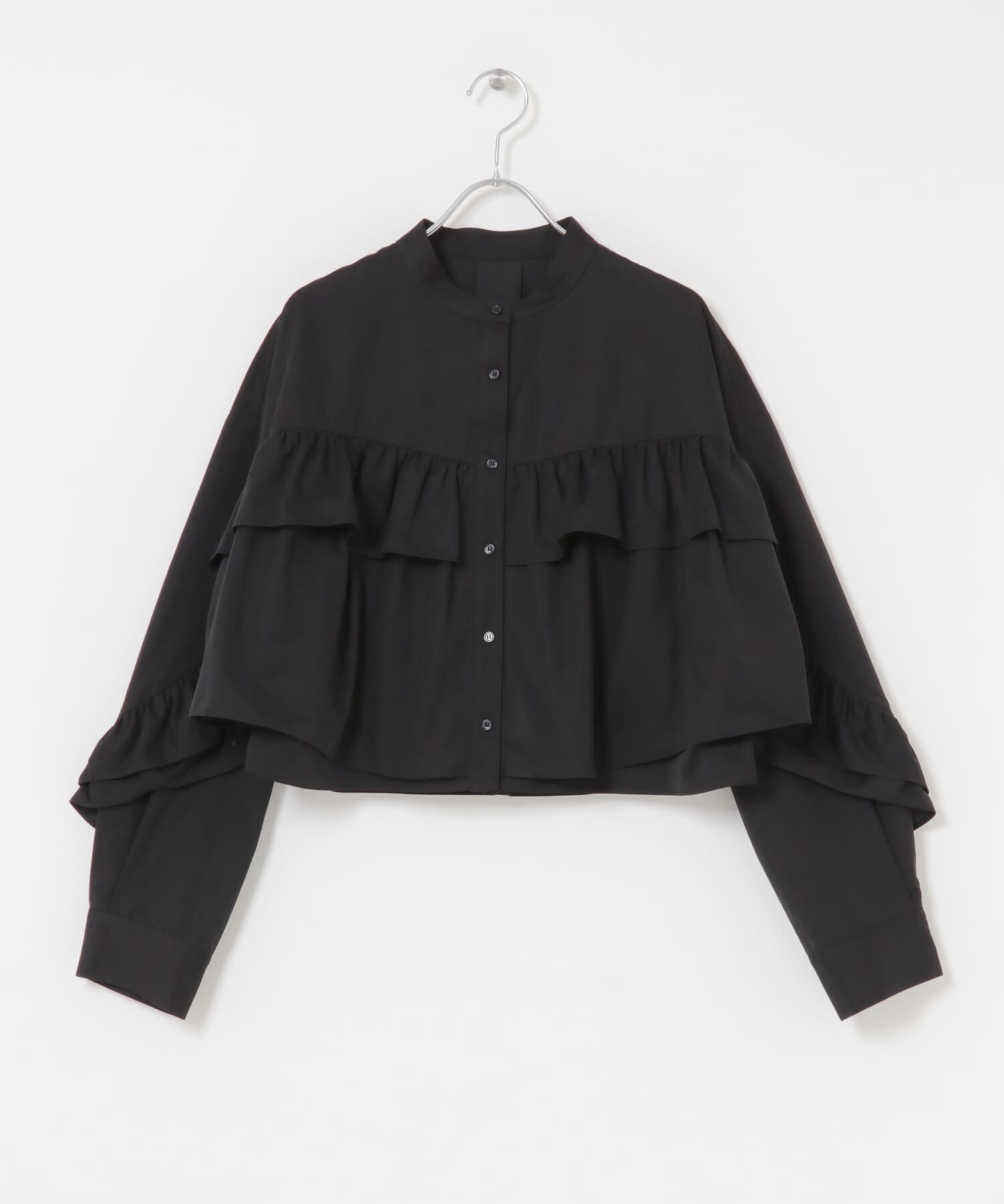  「『WEB限定』ラッフルデザインブラウス」|シャツ・ブラウス|