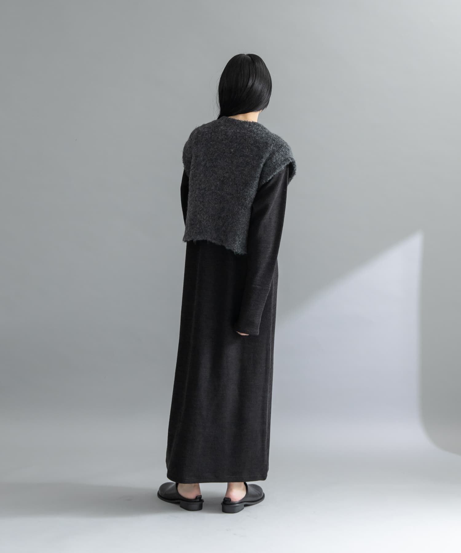  「『WEB限定』ニットSETカットソーワンピース」|ワンピース|