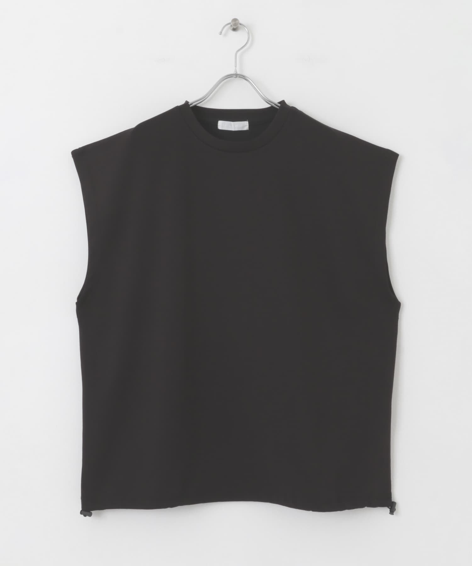 SENSE OF PLACE by URBAN RESEARCH「エクストラルーズドローコードノースリーブTシャツ」|Tシャツ・カットソー|