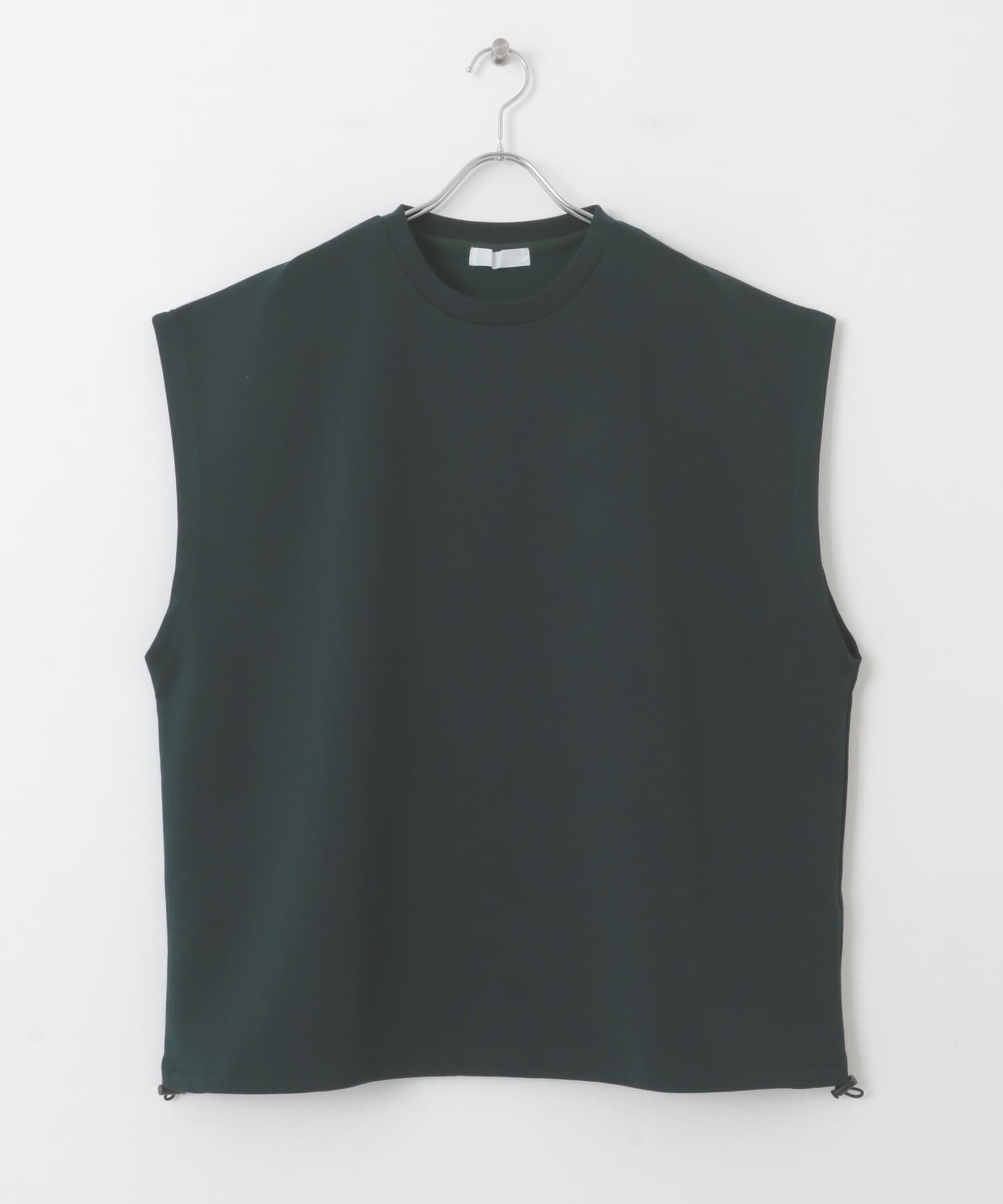 SENSE OF PLACE by URBAN RESEARCH「エクストラルーズドローコードノースリーブTシャツ」|Tシャツ・カットソー|