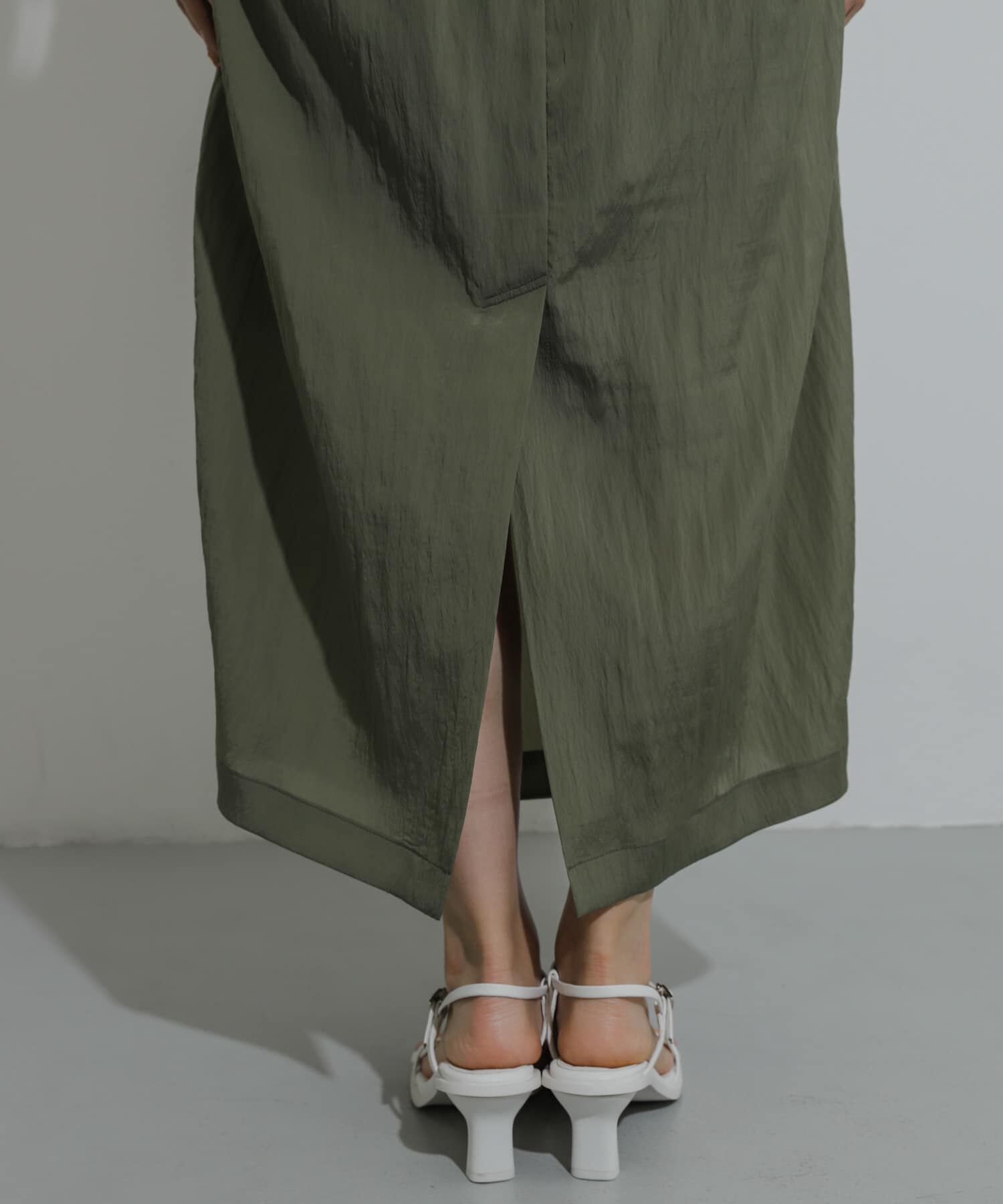 SENSE OF PLACE by URBAN RESEARCH「ナイロンギャザーコクーンワンピース」|ワンピース|