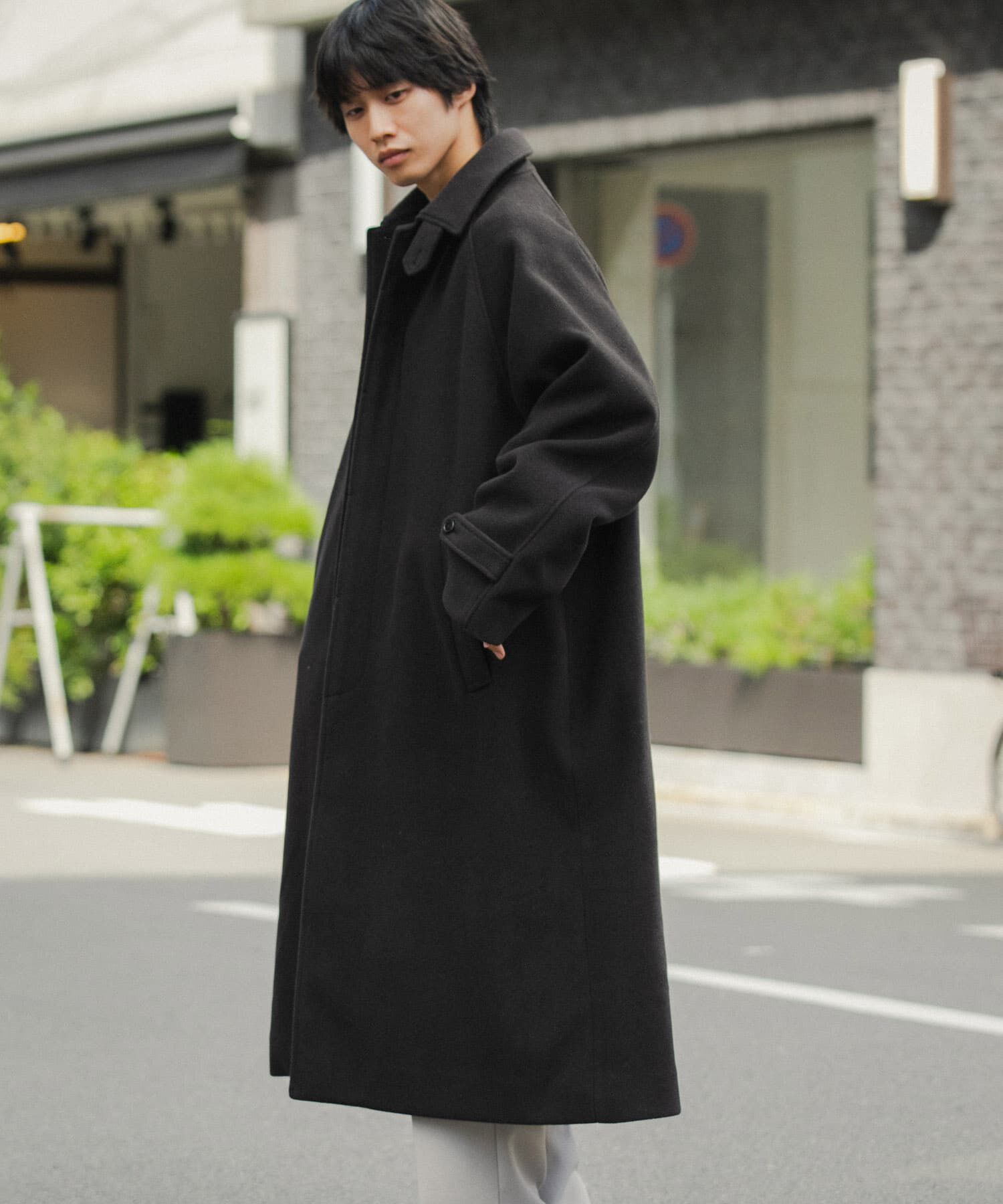 SENSE OF PLACE by URBAN RESEARCH「『ユニセックス』バルマカーンルーズコート」|ステンカラーコート|