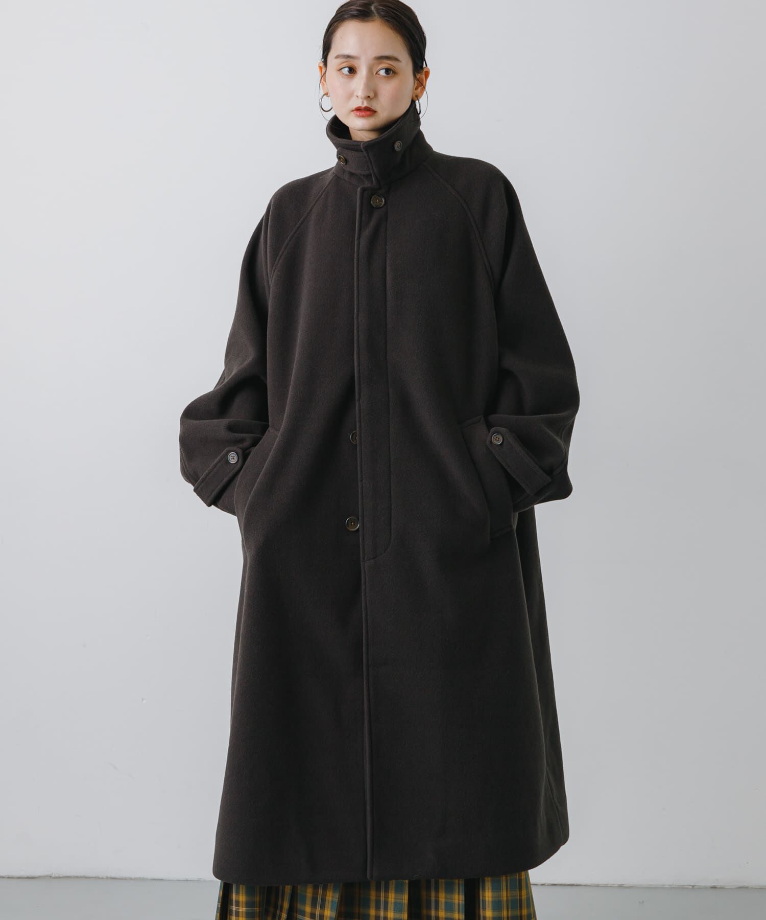 SENSE OF PLACE by URBAN RESEARCH「『ユニセックス』バルマカーンルーズコート」|ステンカラーコート|