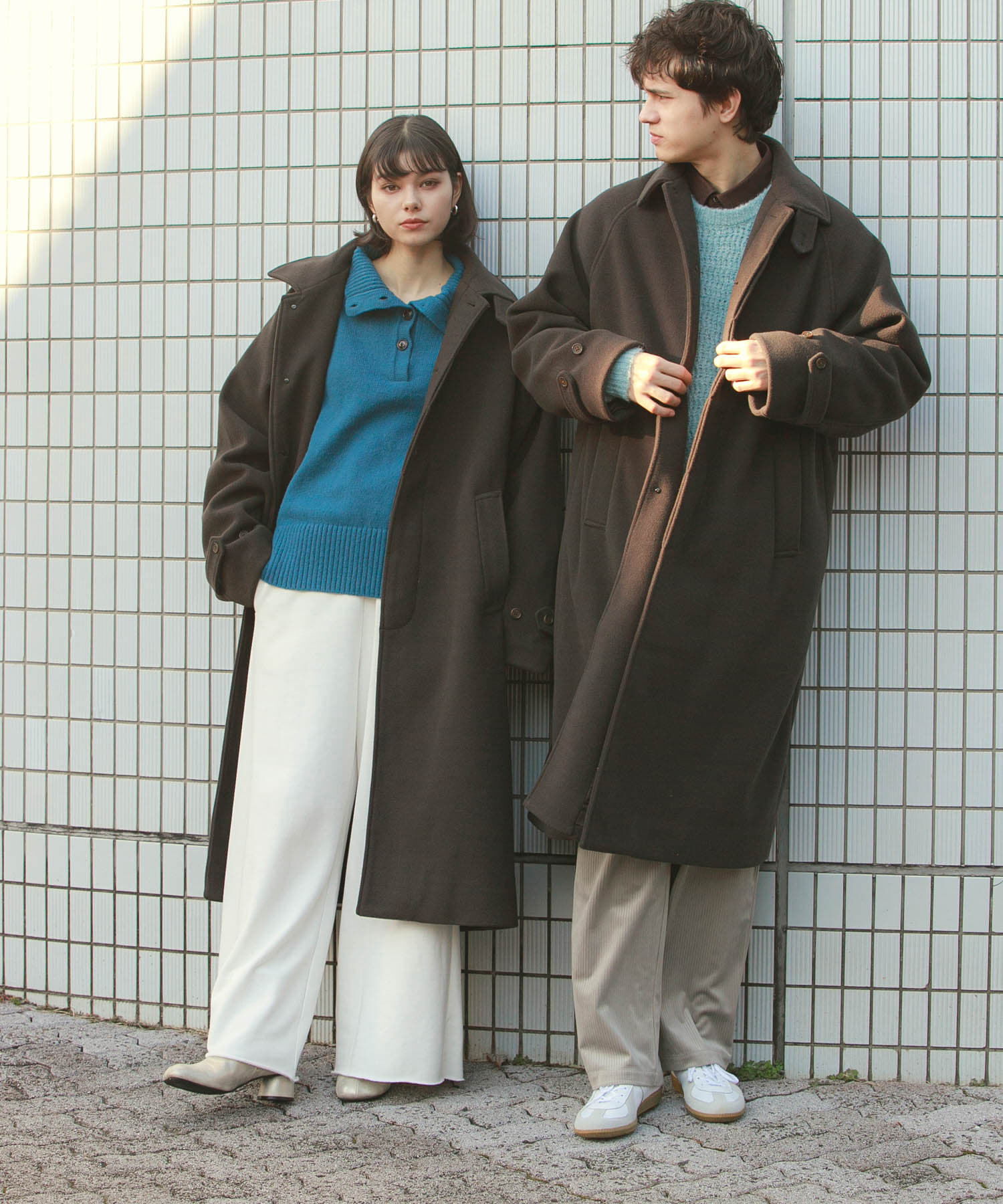 SENSE OF PLACE by URBAN RESEARCH「『ユニセックス』バルマカーンルーズコート」|ステンカラーコート|