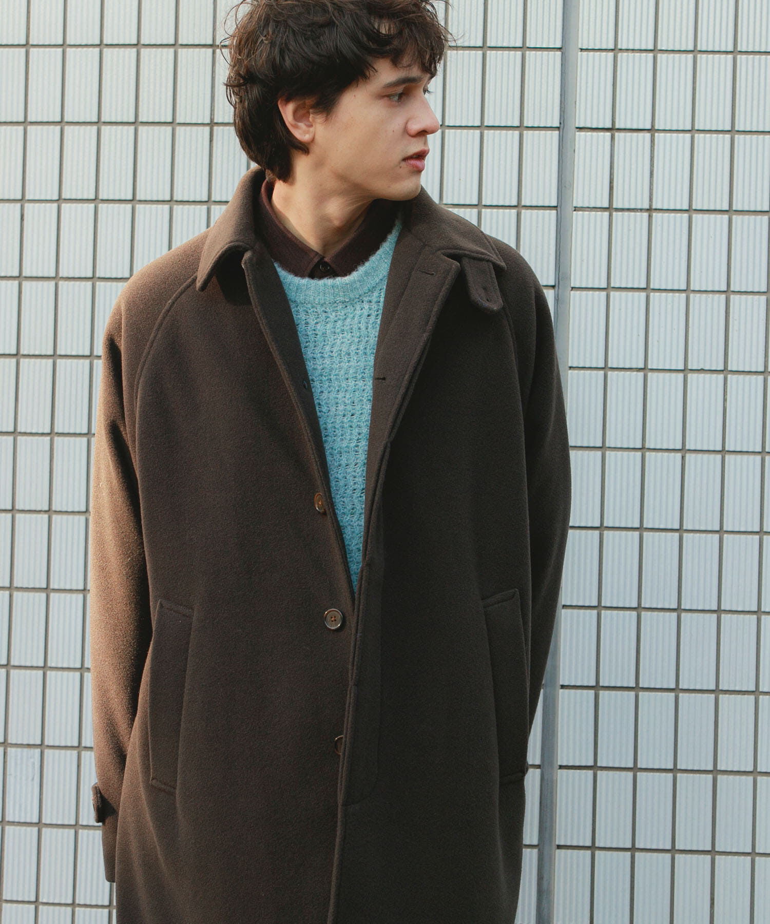 SENSE OF PLACE by URBAN RESEARCH「『ユニセックス』バルマカーンルーズコート」|ステンカラーコート|