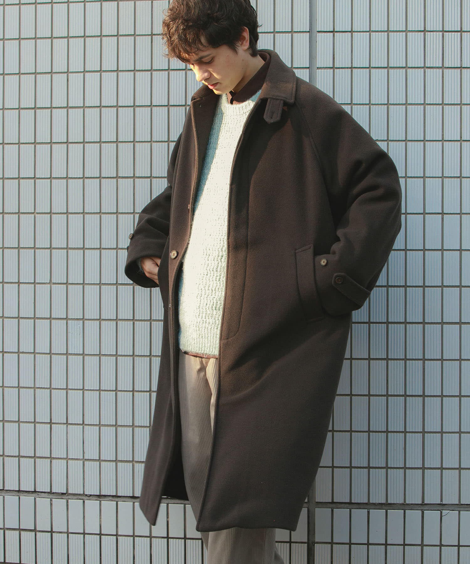 SENSE OF PLACE by URBAN RESEARCH「『ユニセックス』バルマカーンルーズコート」|ステンカラーコート|