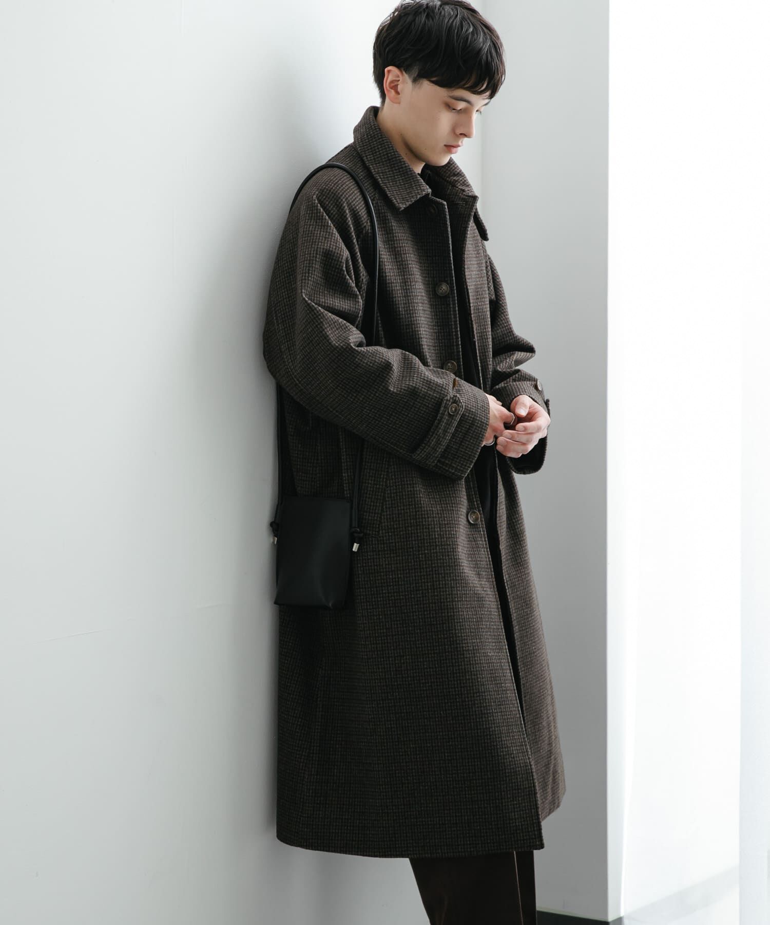 SENSE OF PLACE by URBAN RESEARCH「『ユニセックス』バルマカーンルーズコート」|ステンカラーコート|