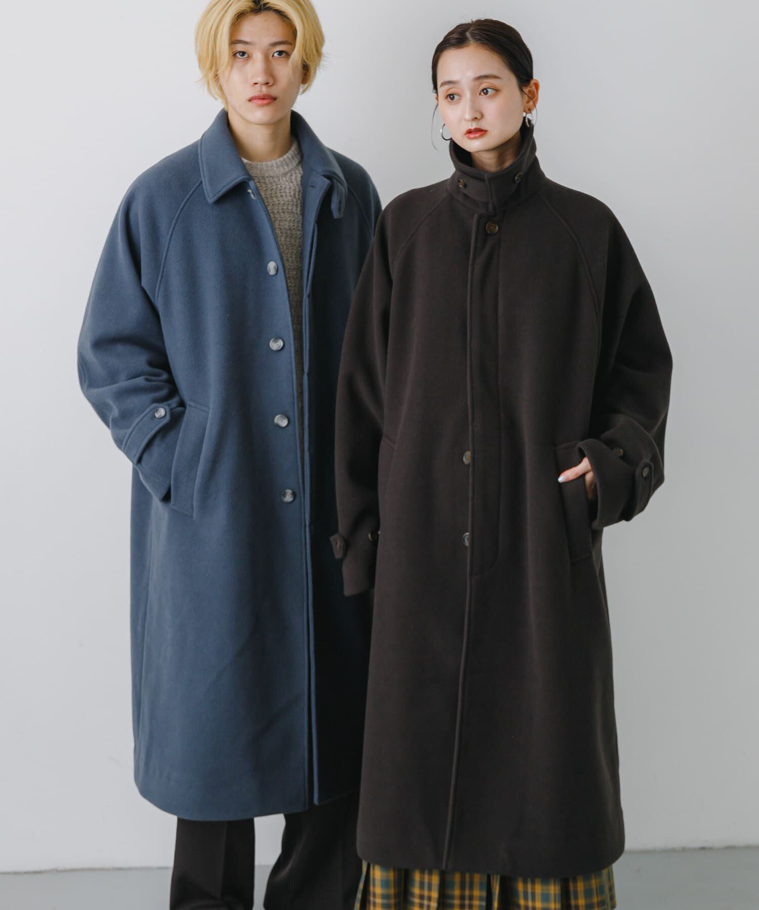 SENSE OF PLACE by URBAN RESEARCH「『ユニセックス』バルマカーンルーズコート」|ステンカラーコート|
