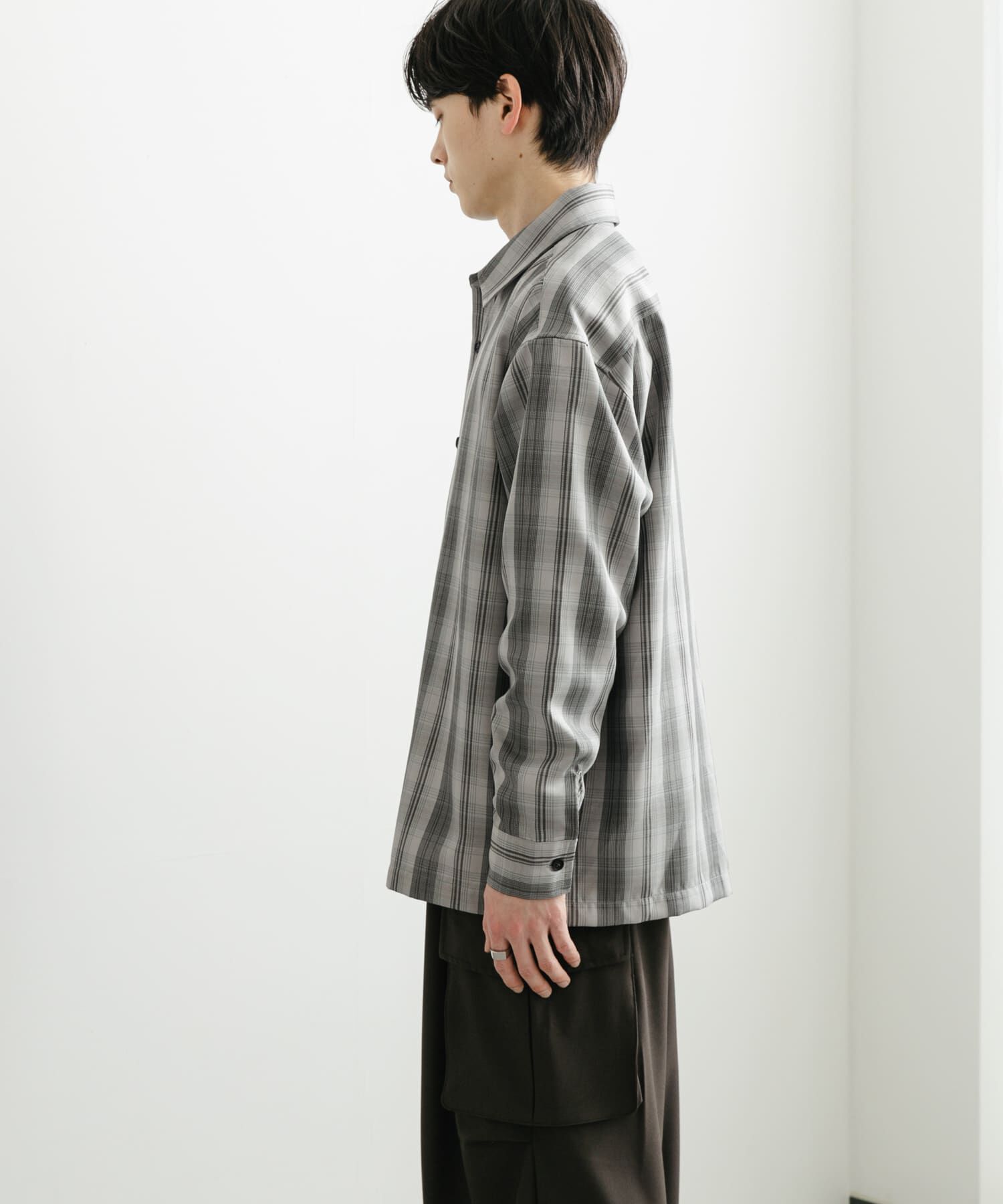 SENSE OF PLACE by URBAN RESEARCH「オンブレチェックルーズシャツ」|シャツ・ブラウス|