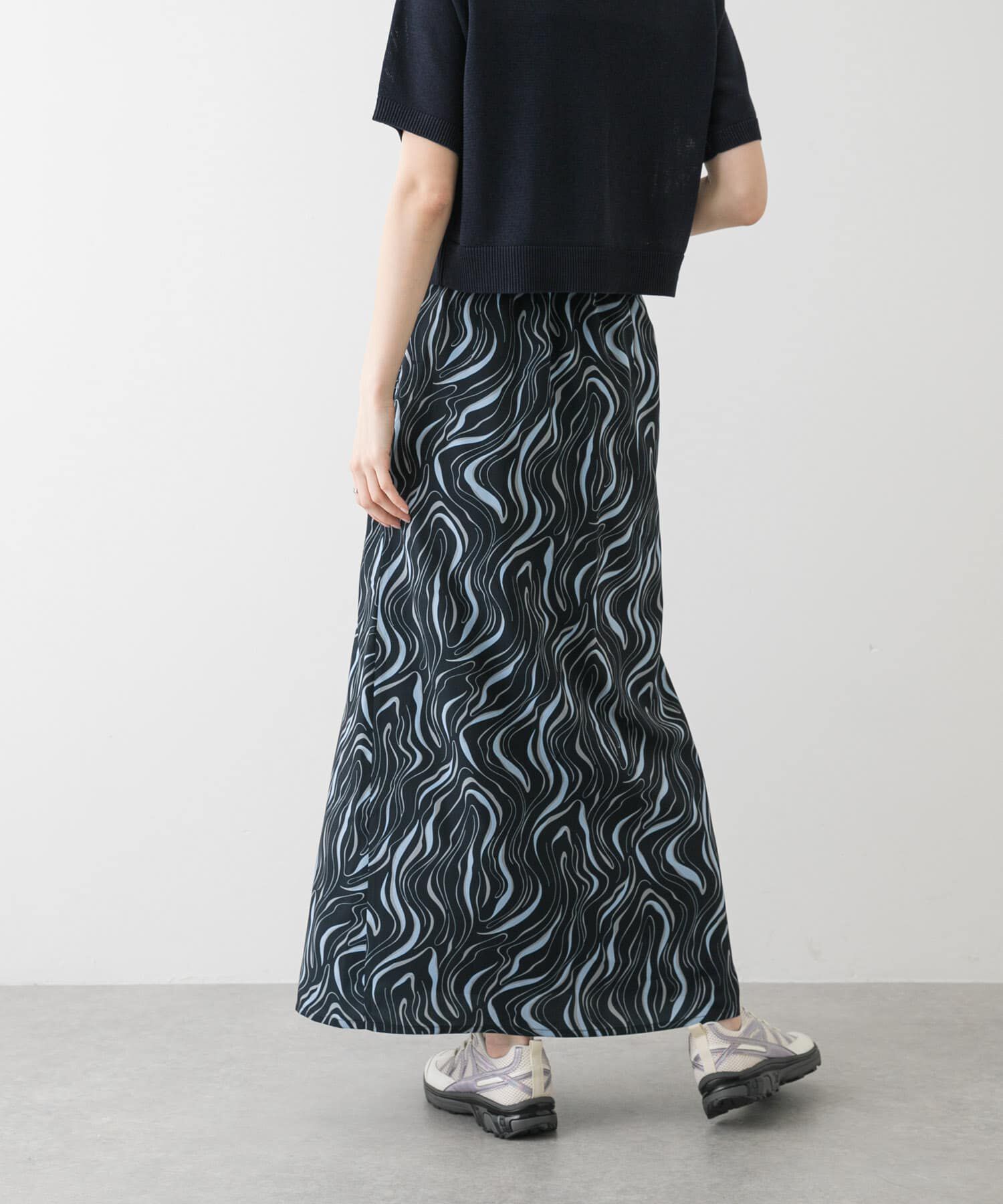 SENSE OF PLACE by URBAN RESEARCH「マーブルパターンナロースカート」|スカート|