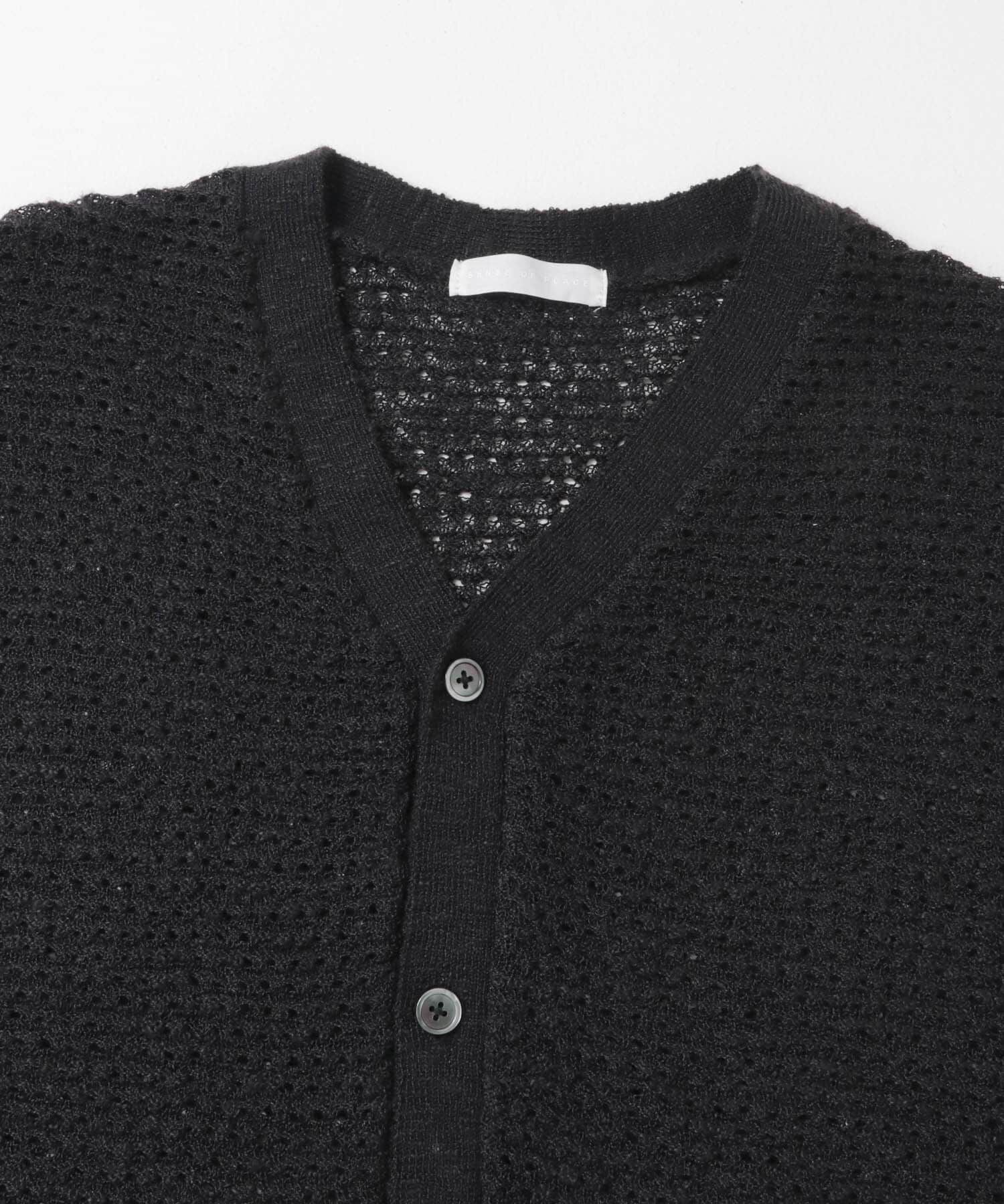 SENSE OF PLACE by URBAN RESEARCH「『ユニセックス』『洗濯可』シアーVネックカーディガン」|カーディガン|