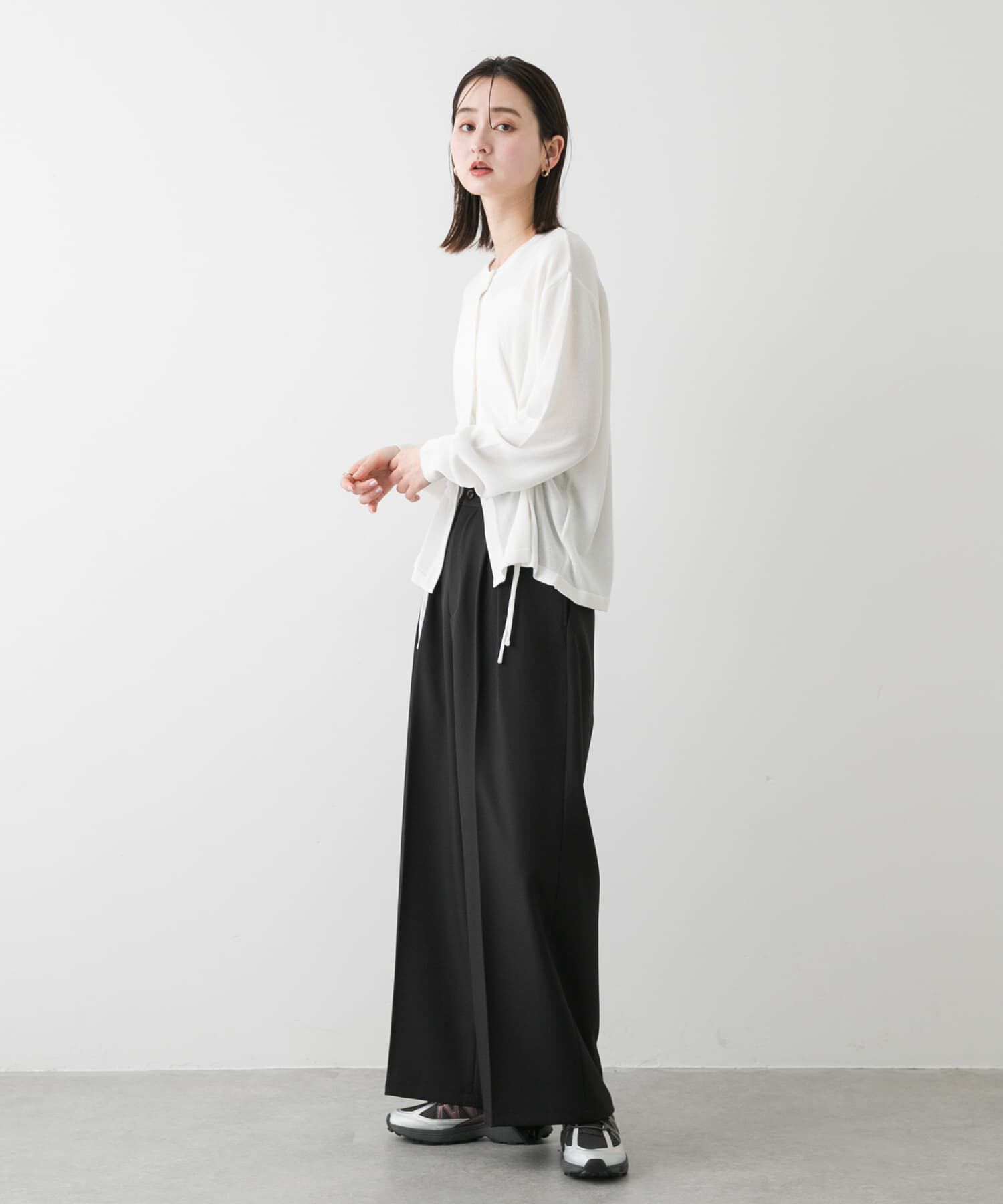 SENSE OF PLACE by URBAN RESEARCH「ドロストシャーリングカーディガン」|カーディガン|