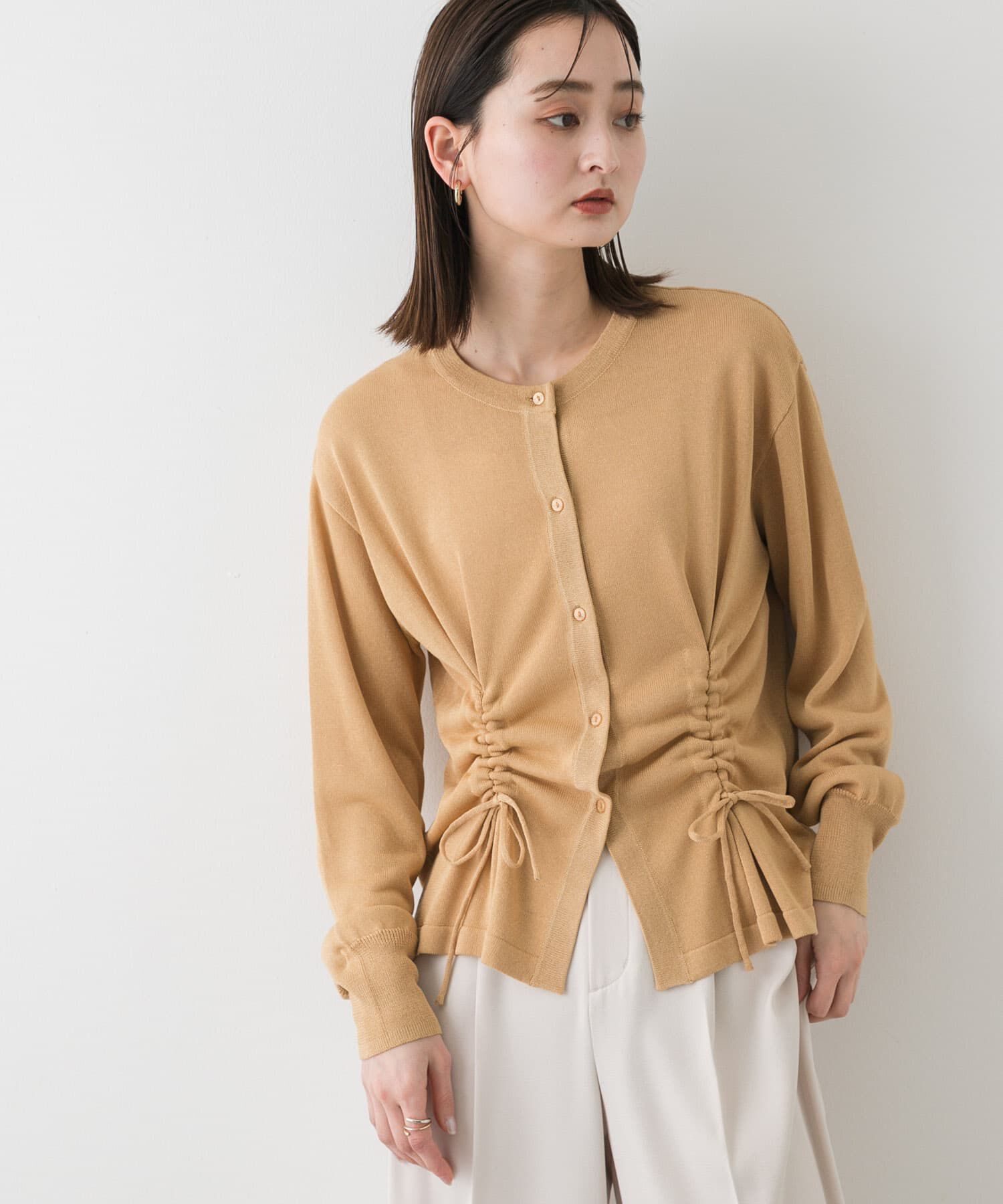 SENSE OF PLACE by URBAN RESEARCH「ドロストシャーリングカーディガン」|カーディガン|