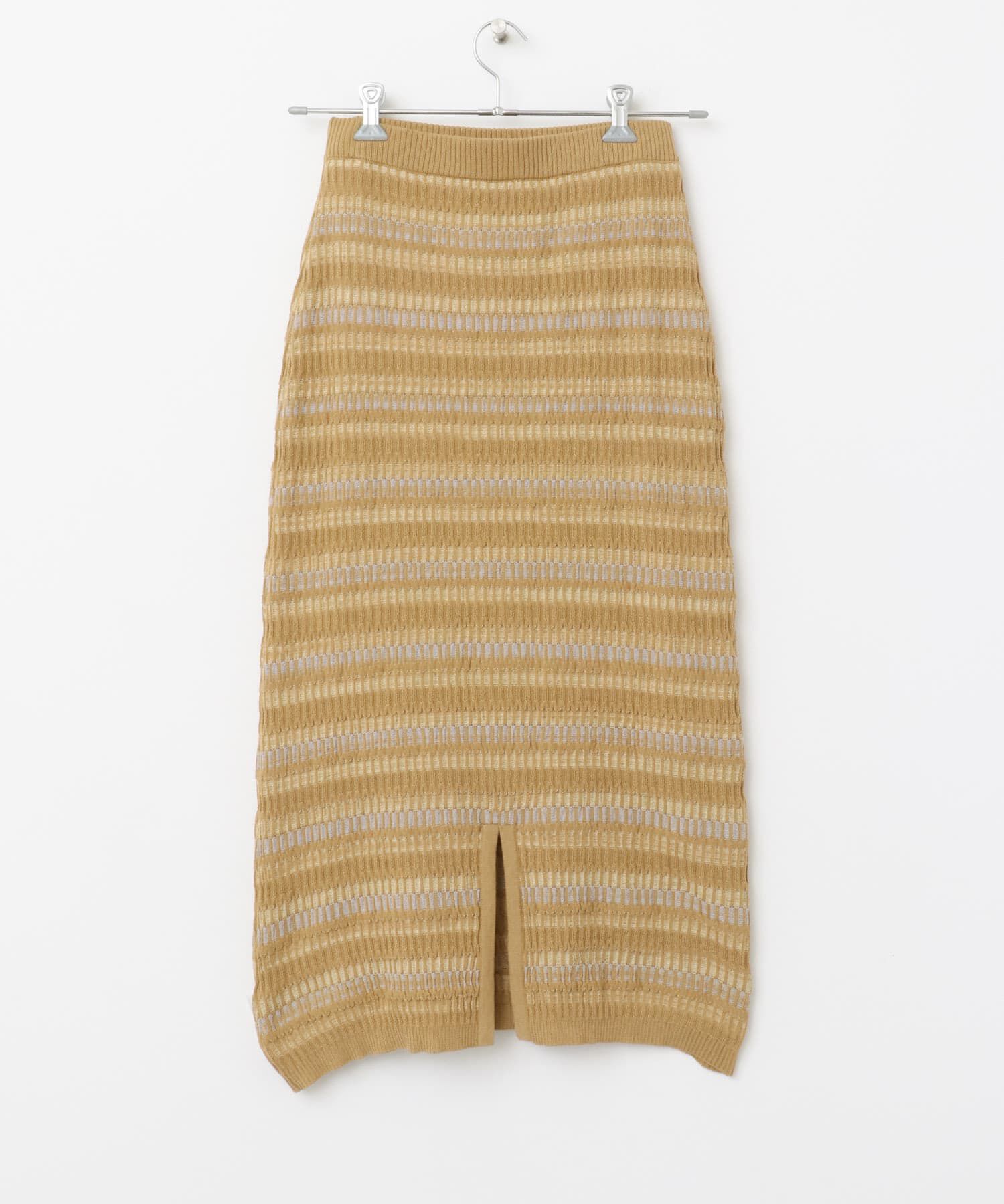 SENSE OF PLACE by URBAN RESEARCH「マルチボーダーニットスカート」|スカート|