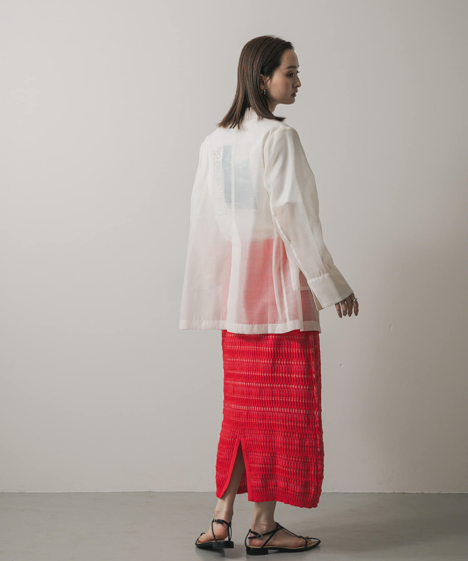 SENSE OF PLACE by URBAN RESEARCH「マルチボーダーニットスカート」|スカート|