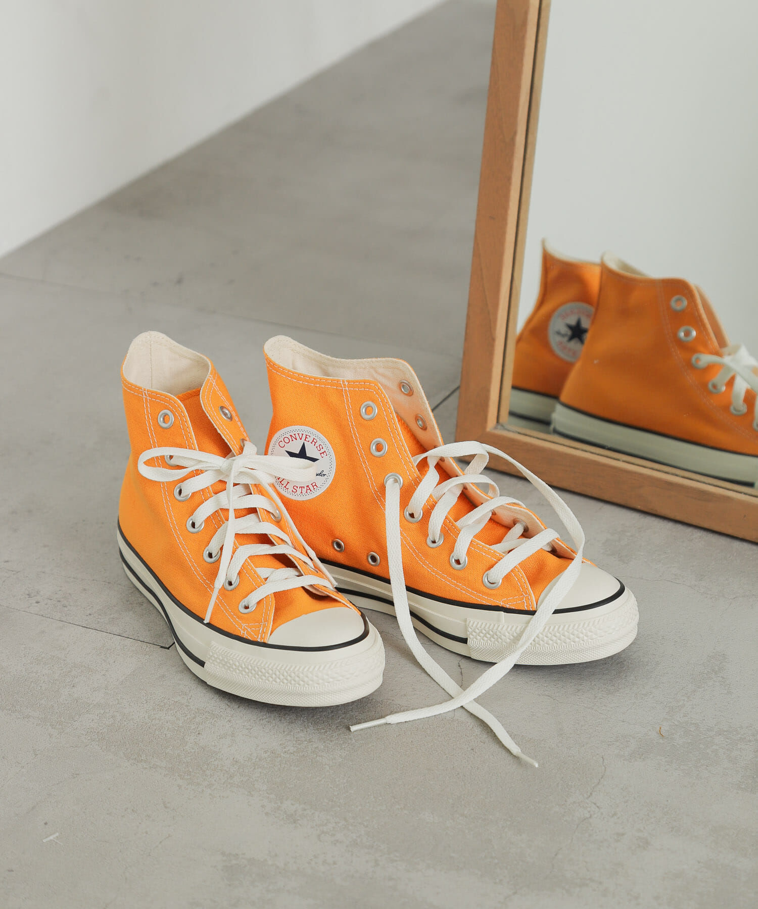 SENSE OF PLACE by URBAN RESEARCH「『WEB限定』CONVERSE　ALL STAR (R) HI」|スニーカー|オレンジ