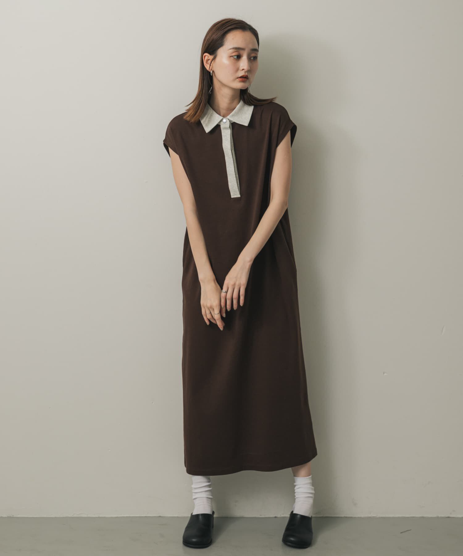 SENSE OF PLACE by URBAN RESEARCH「カットポロシャツワンピース」|ワンピース|