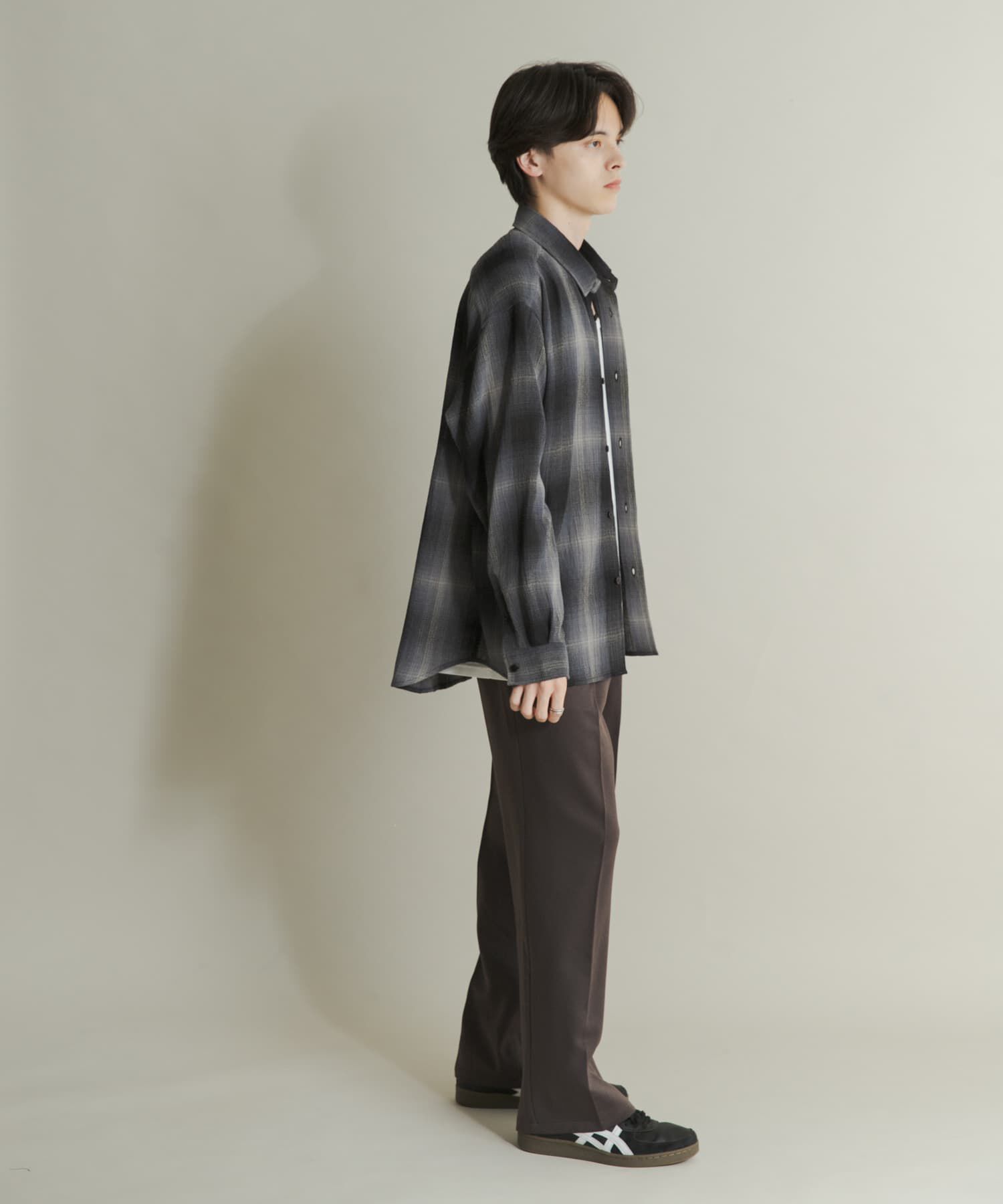 SENSE OF PLACE by URBAN RESEARCH「オンブレーチェックレギュラーカラーシャツ」|シャツ・ブラウス|