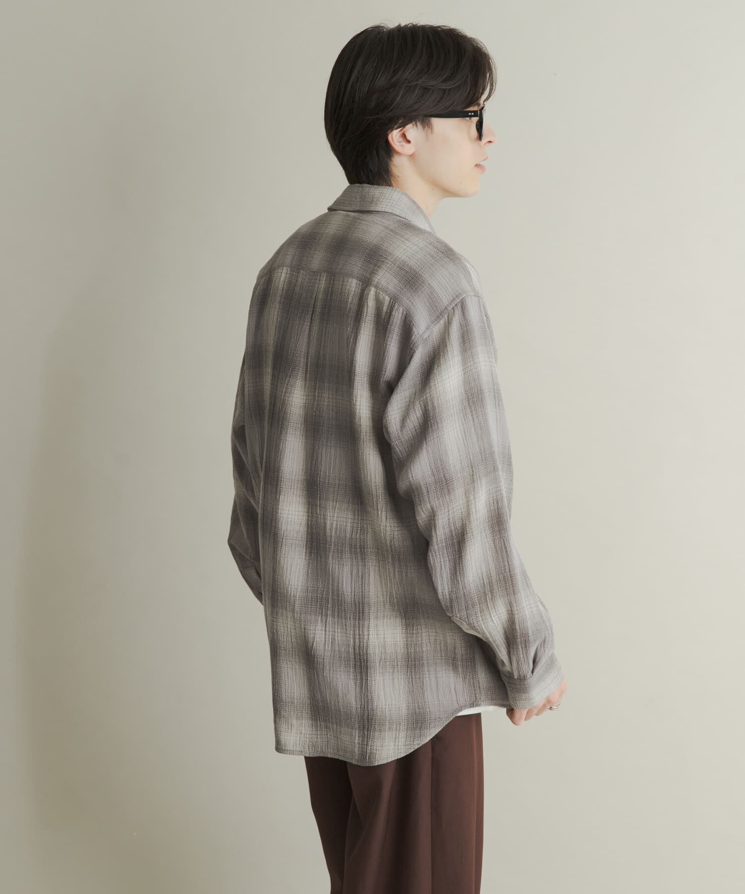 SENSE OF PLACE by URBAN RESEARCH「オンブレーチェックレギュラーカラーシャツ」|シャツ・ブラウス|