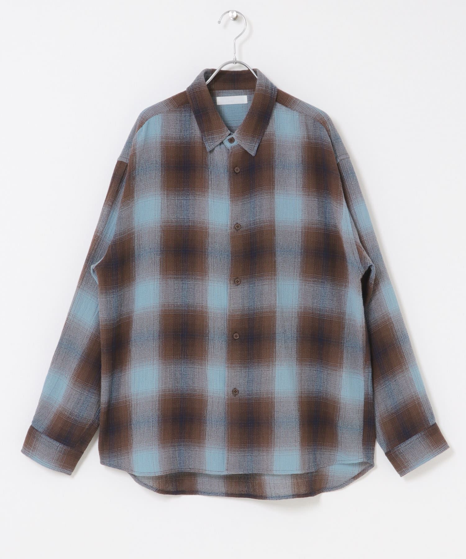 SENSE OF PLACE by URBAN RESEARCH「オンブレーチェックレギュラーカラーシャツ」|シャツ・ブラウス|