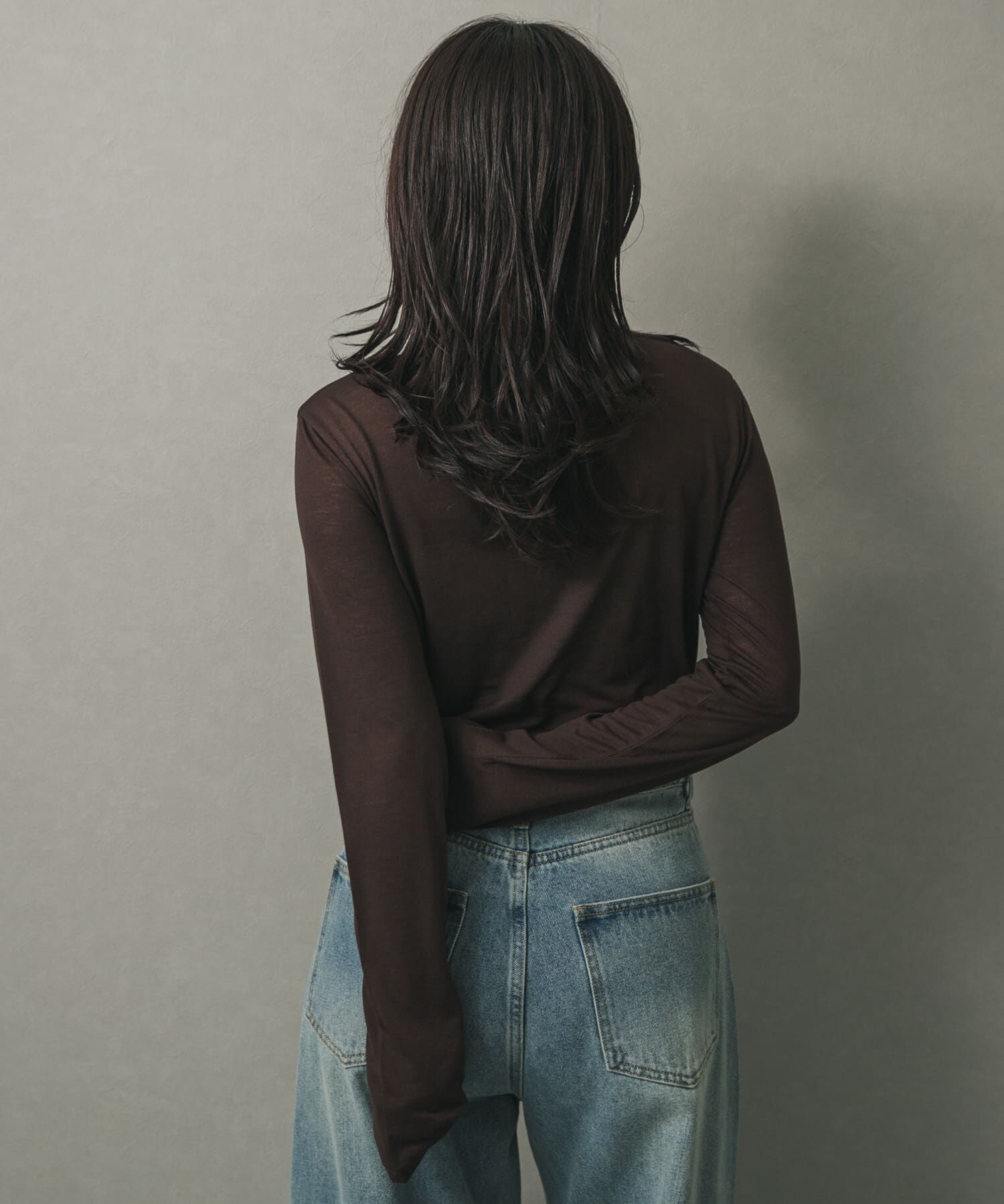 SENSE OF PLACE by URBAN RESEARCH「ヘンリーネックプレーンカットトップ」|Tシャツ・カットソー|