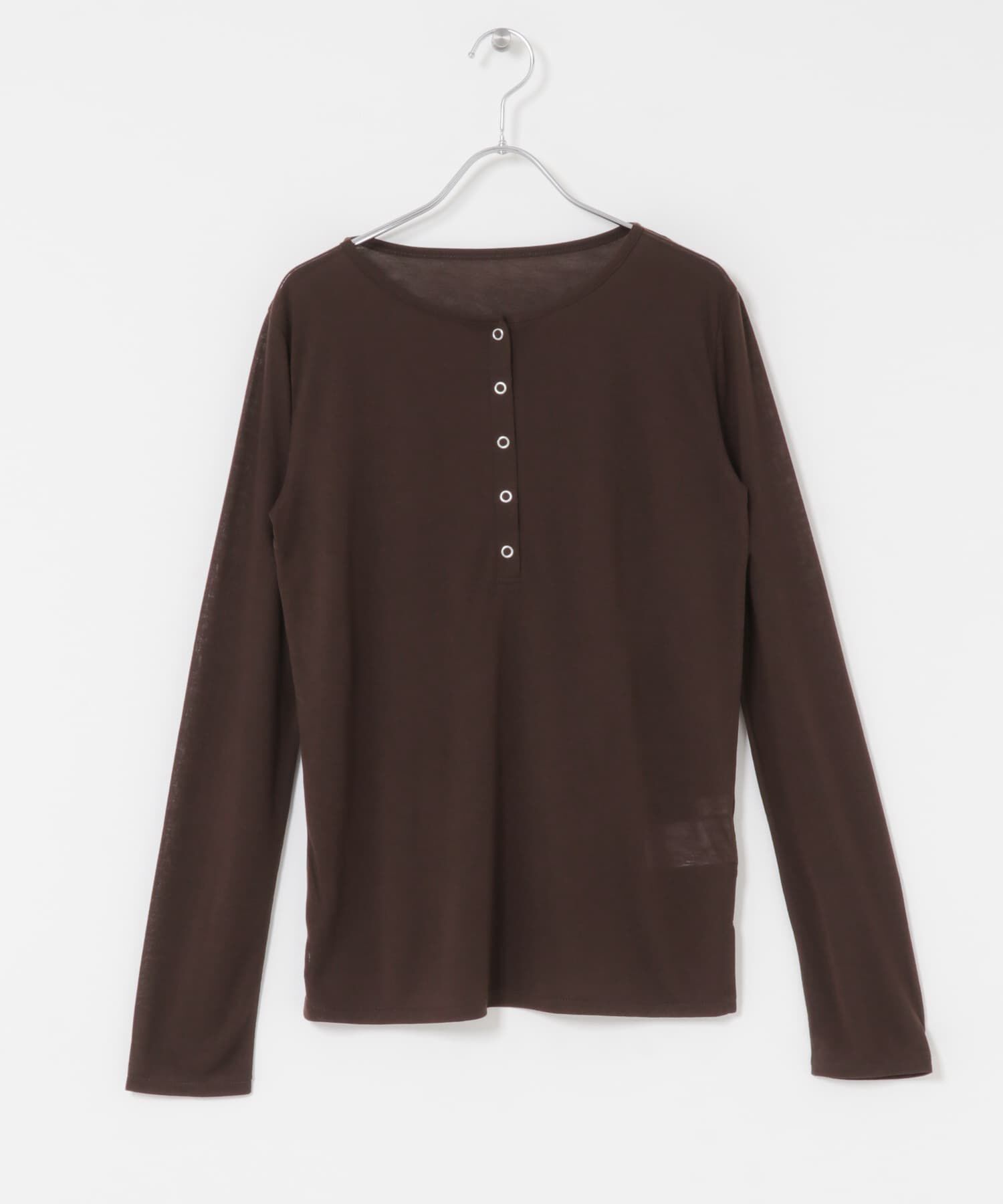 SENSE OF PLACE by URBAN RESEARCH「ヘンリーネックプレーンカットトップ」|Tシャツ・カットソー|