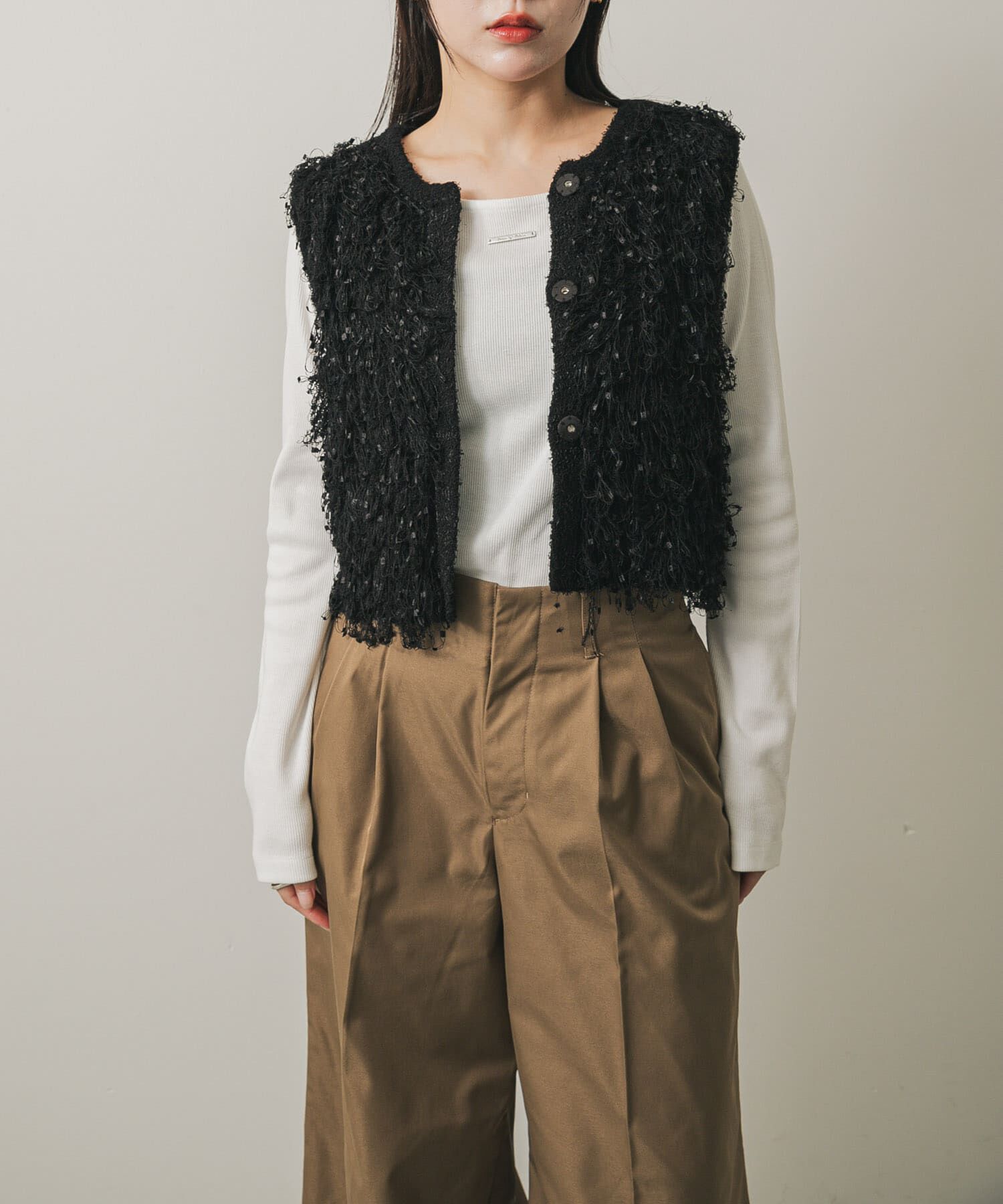 SENSE OF PLACE by URBAN RESEARCH「プレートツキバレエネックトップ」|Tシャツ・カットソー|オフホワイト