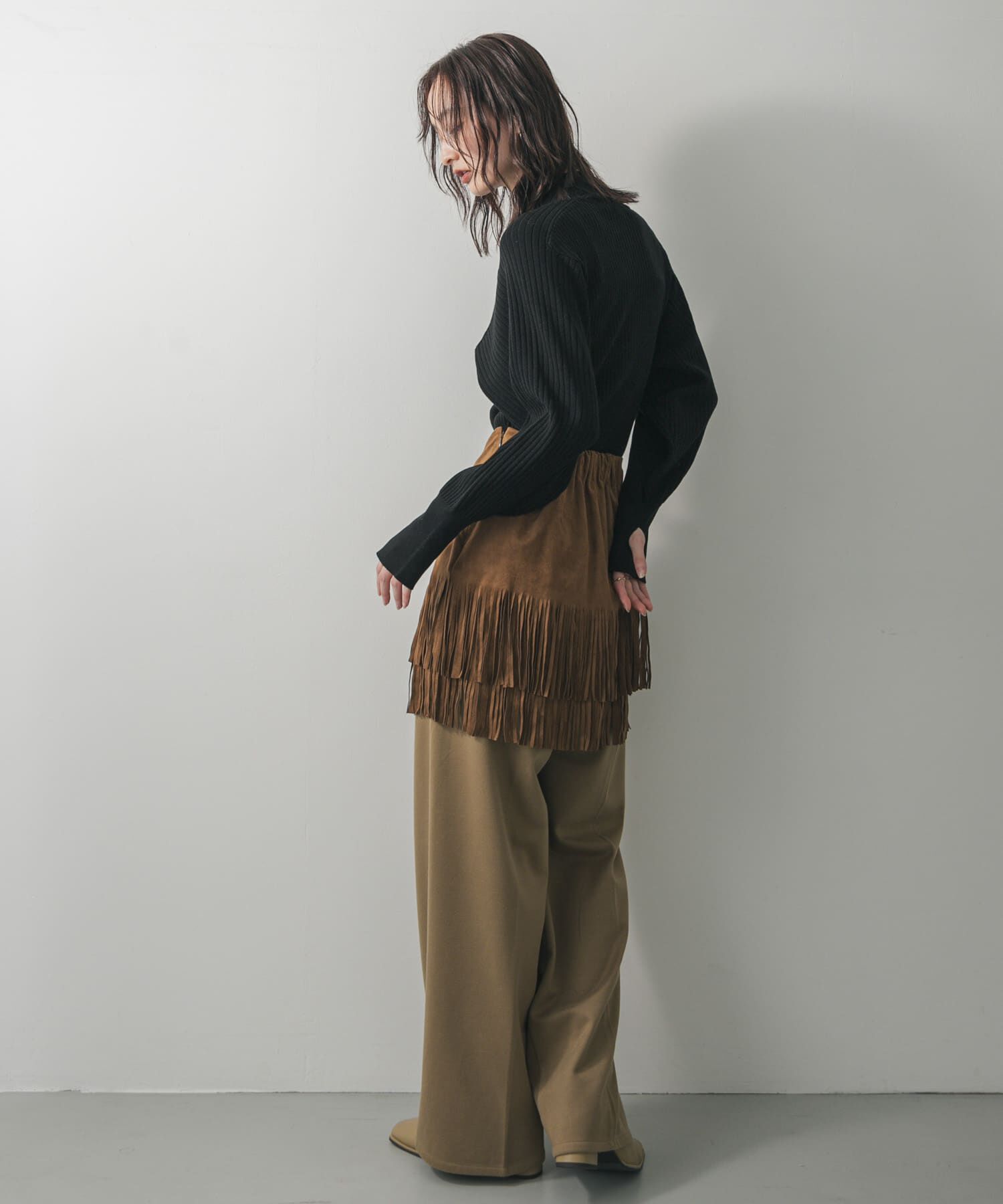 SENSE OF PLACE by URBAN RESEARCH「『毛玉防止』マトンスリーブセーター」|ニット・セーター|