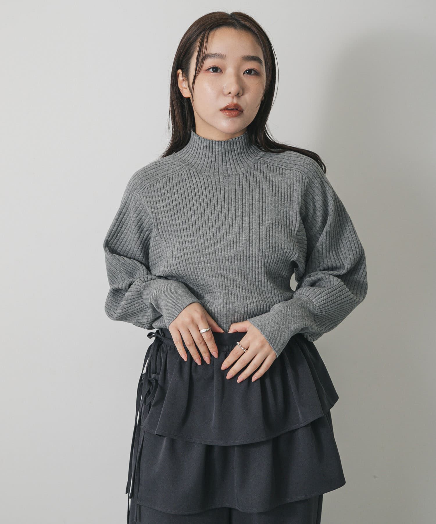 SENSE OF PLACE by URBAN RESEARCH「『毛玉防止』マトンスリーブセーター」|ニット・セーター|