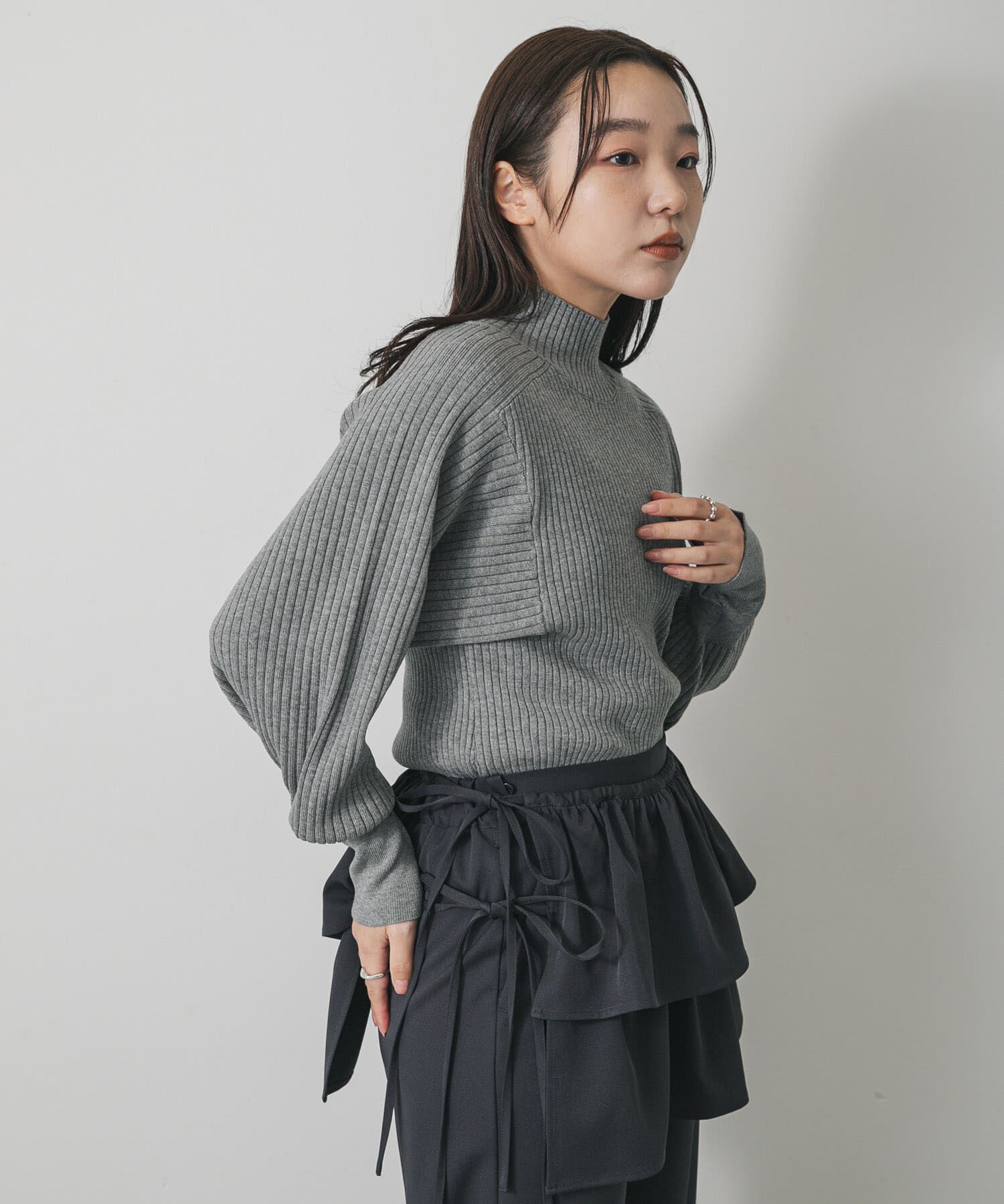 SENSE OF PLACE by URBAN RESEARCH「『毛玉防止』マトンスリーブセーター」|ニット・セーター|