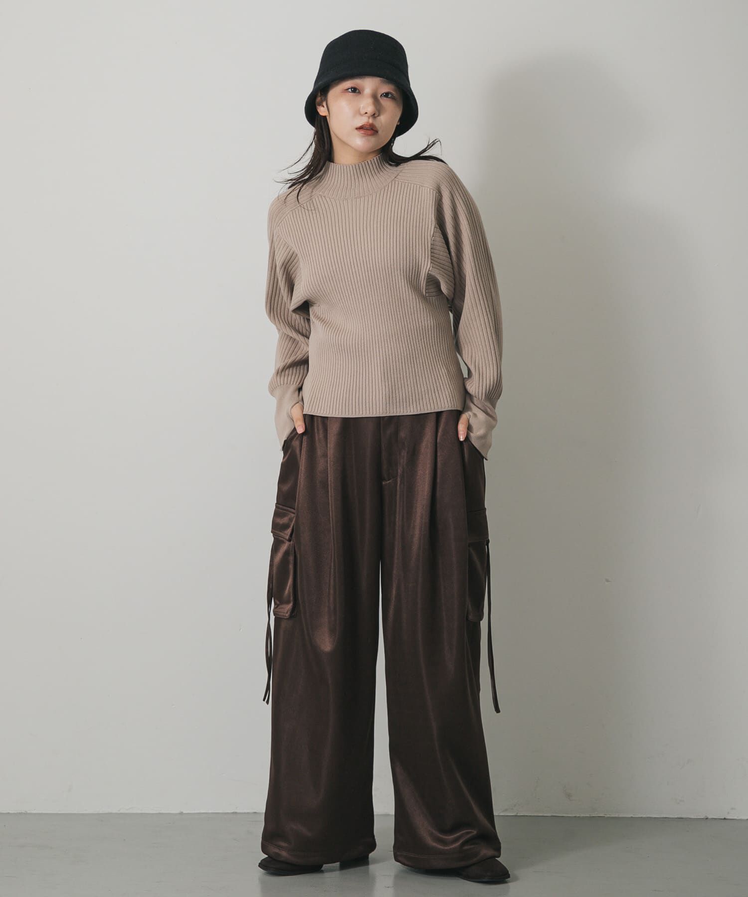 SENSE OF PLACE by URBAN RESEARCH「『毛玉防止』マトンスリーブセーター」|ニット・セーター|