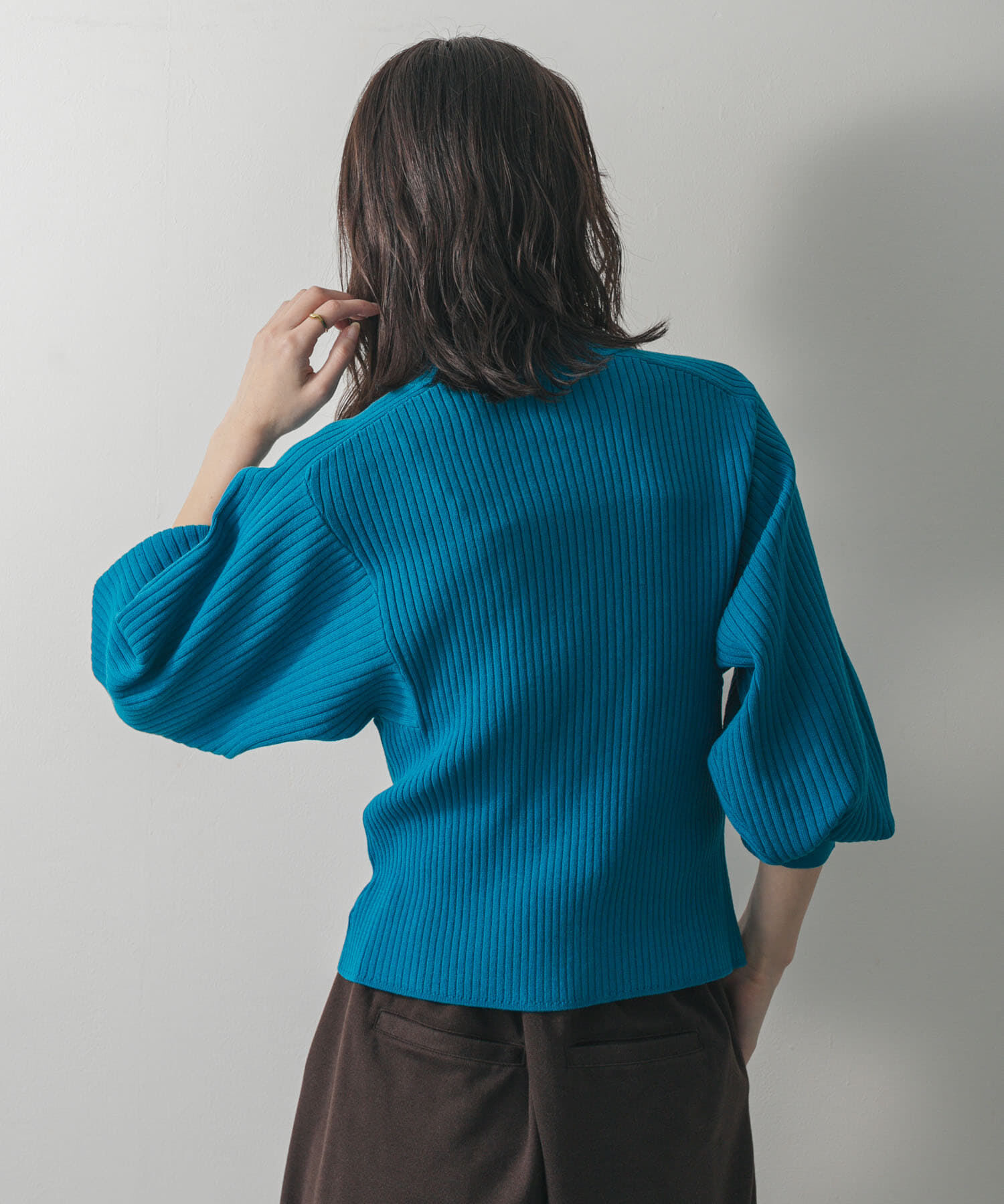 SENSE OF PLACE by URBAN RESEARCH「『毛玉防止』マトンスリーブセーター」|ニット・セーター|