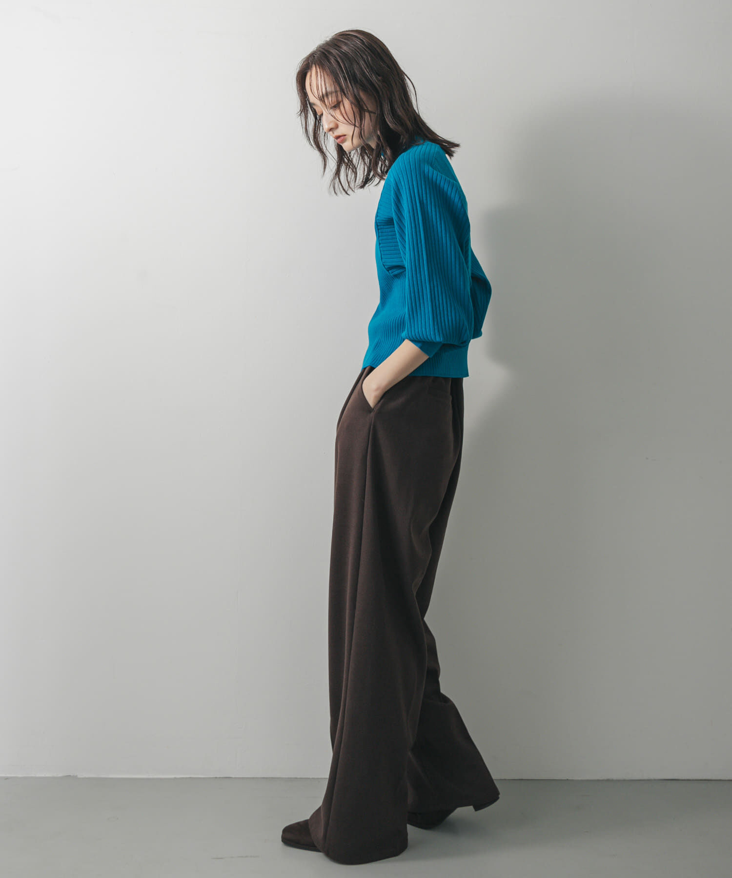 SENSE OF PLACE by URBAN RESEARCH「『毛玉防止』マトンスリーブセーター」|ニット・セーター|