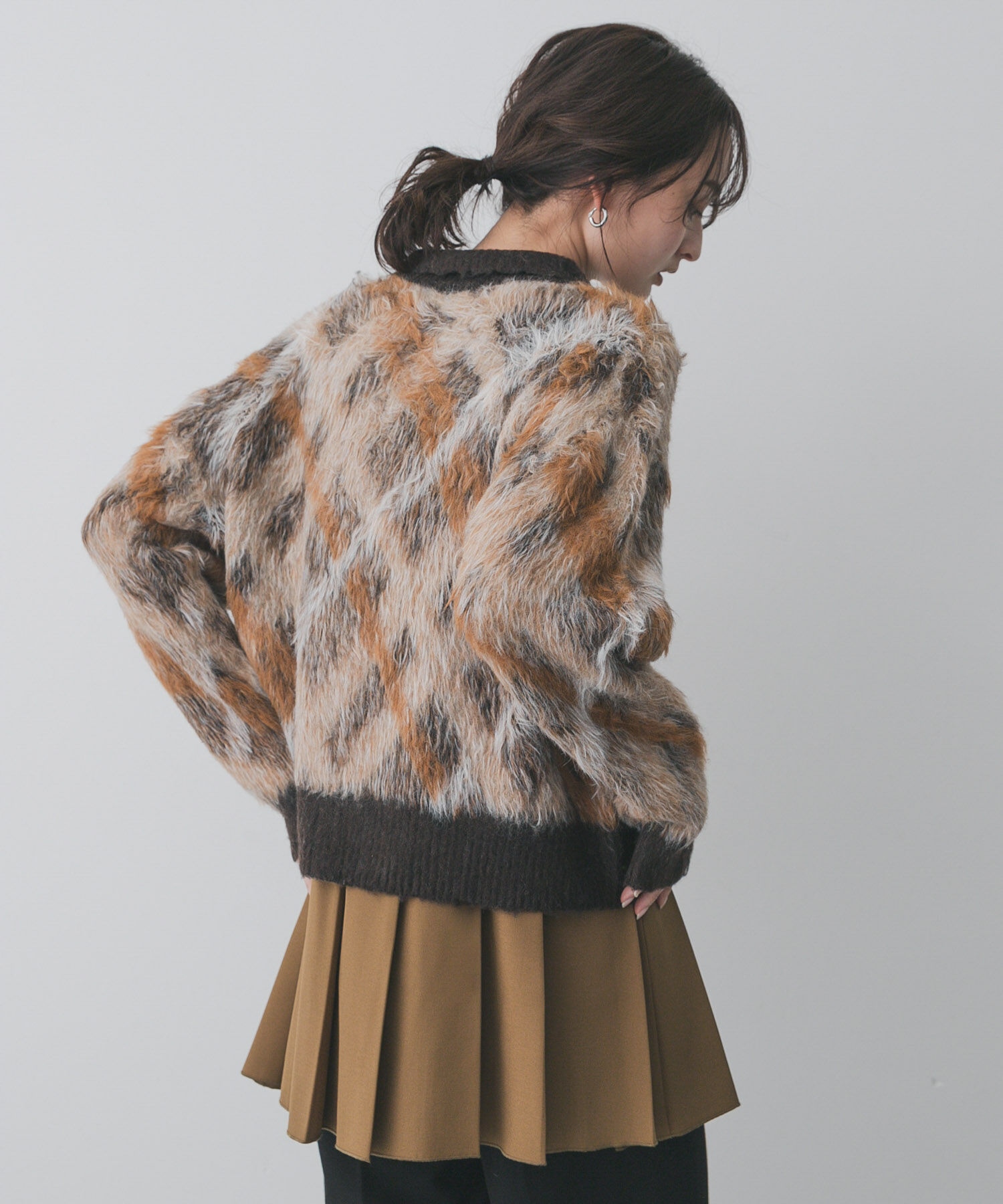 SENSE OF PLACE by URBAN RESEARCH「『洗濯可』エリツキチェックカーディガン」|カーディガン|