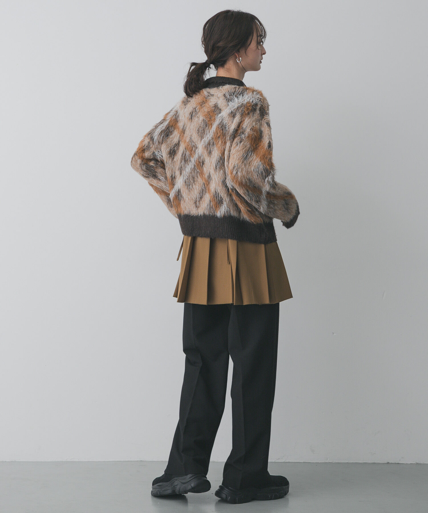 SENSE OF PLACE by URBAN RESEARCH「『洗濯可』エリツキチェックカーディガン」|カーディガン|