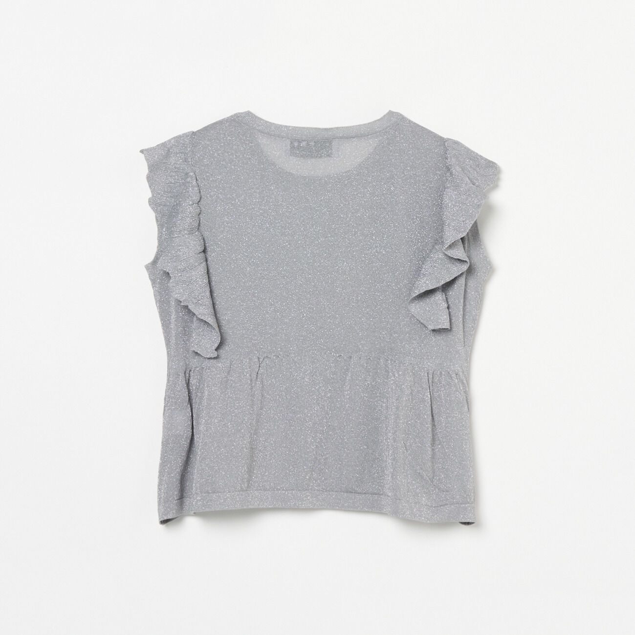  「THREE DOTS RUFFLE TOP」|ニット・セーター|