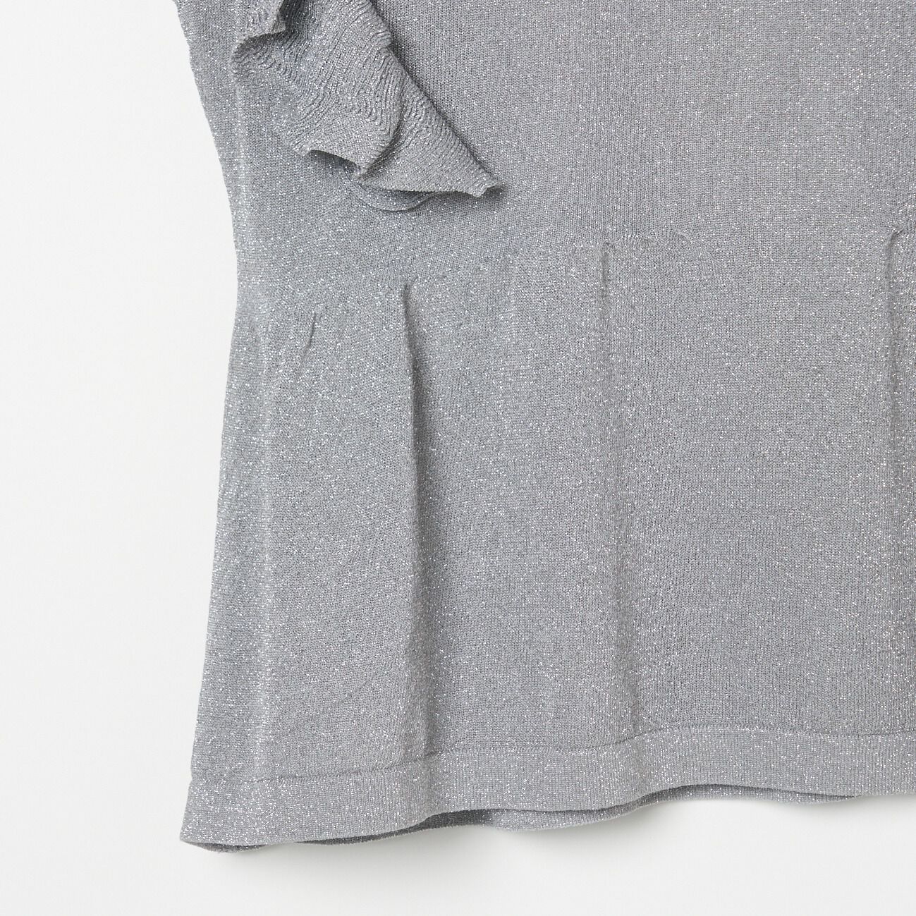  「THREE DOTS RUFFLE TOP」|ニット・セーター|