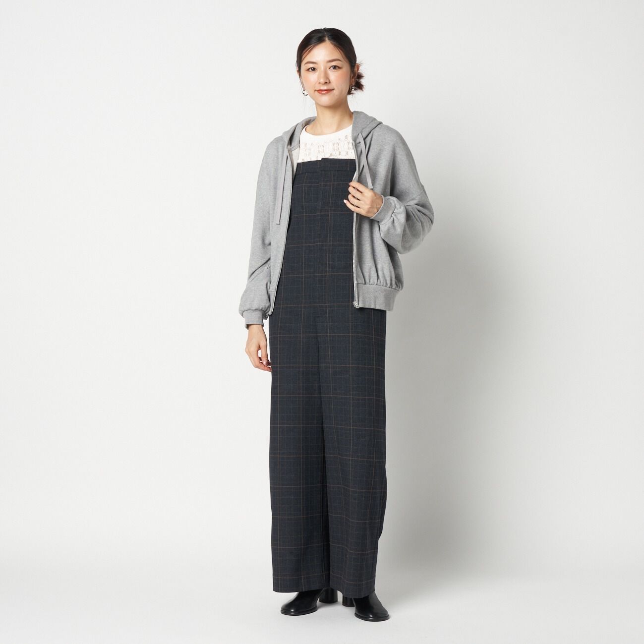 HELIOPOLE「HELIOPOLE CROPPED SWEAT ZIP HOODIE」|パーカー|