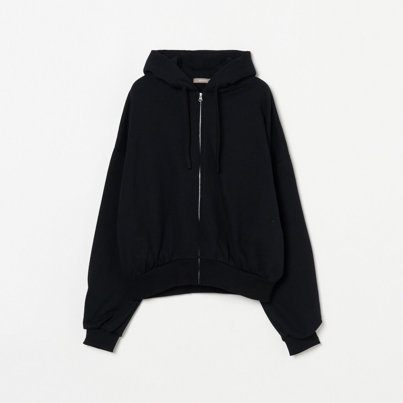 HELIOPOLE「HELIOPOLE CROPPED SWEAT ZIP HOODIE」|パーカー|ブラック
