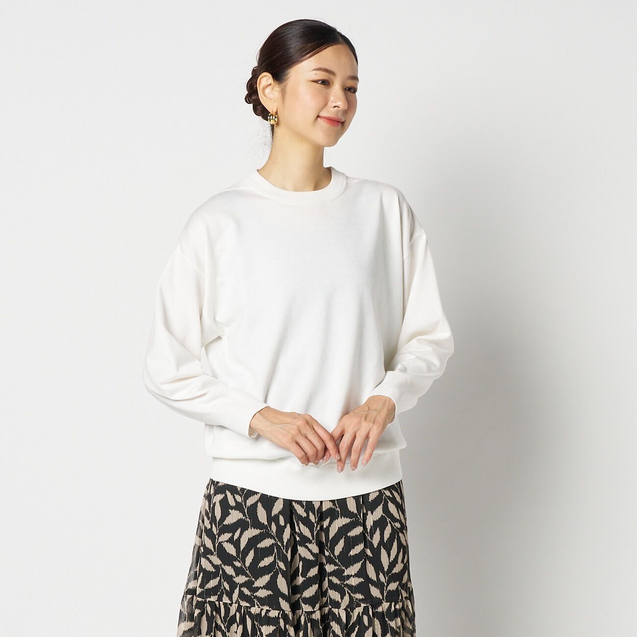 HELIOPOLE「HELIOPOLE SIDE V GUSSET KNIT」|ニット・セーター|