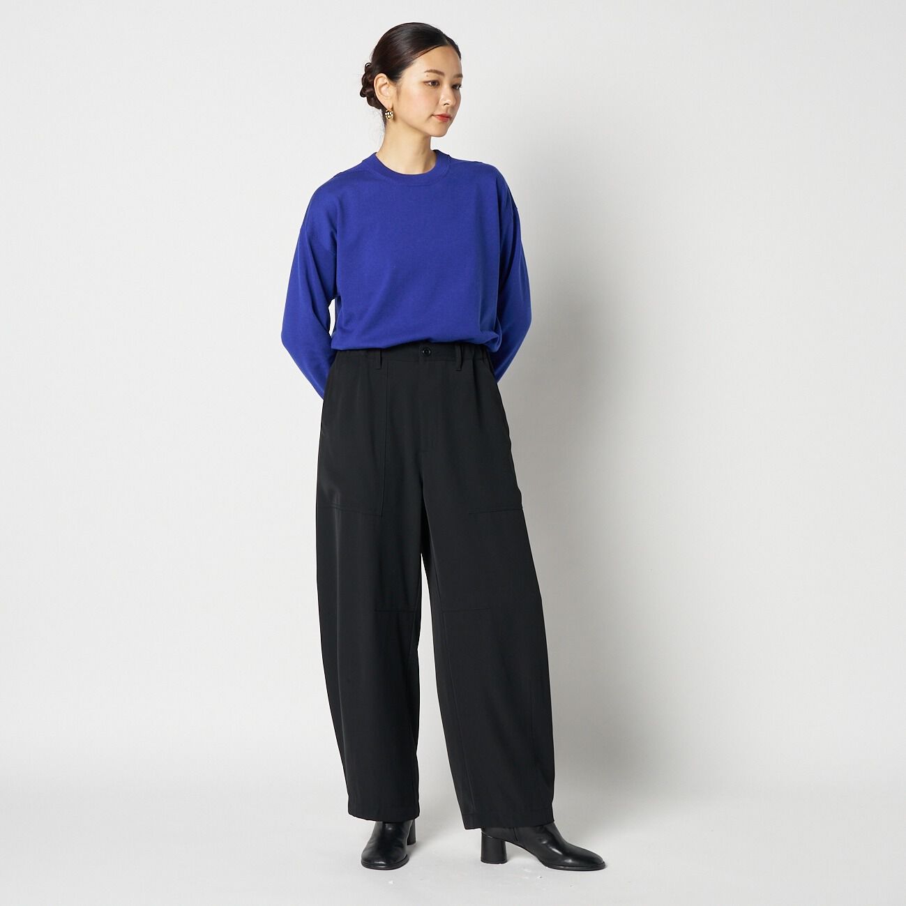 HELIOPOLE「HELIOPOLE SIDE V GUSSET KNIT」|ニット・セーター|