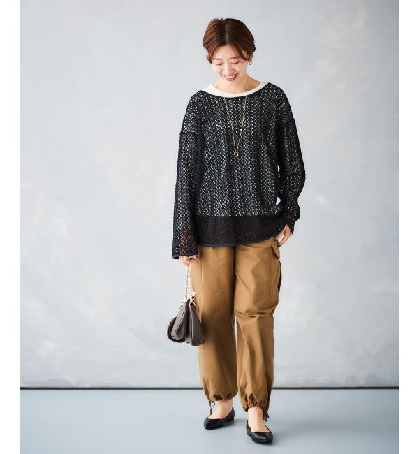 le.coeur blanc「クロシェ風レースプルオーバー」|プルオーバー|