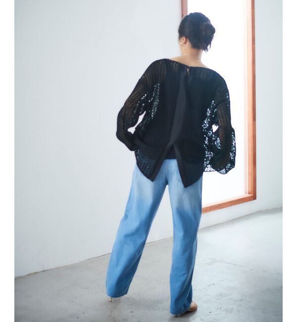 le.coeur blanc「クロシェ風レースプルオーバー」|プルオーバー|