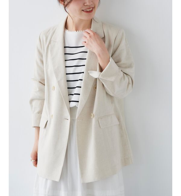  「麻クロステーラードジャケット」|その他|