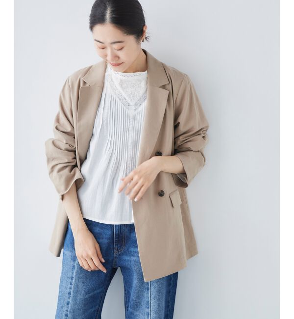  「麻クロステーラードジャケット」|その他|