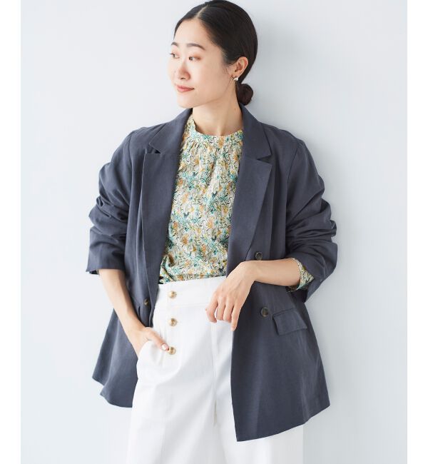  「麻クロステーラードジャケット」|その他|