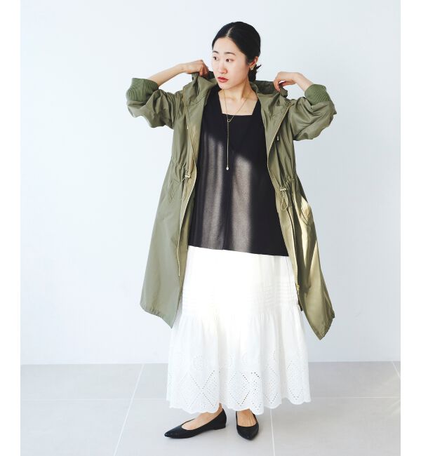 le.coeur blanc「《手洗い可能》ミラノリブVネックベスト」|ベスト・ジレ|