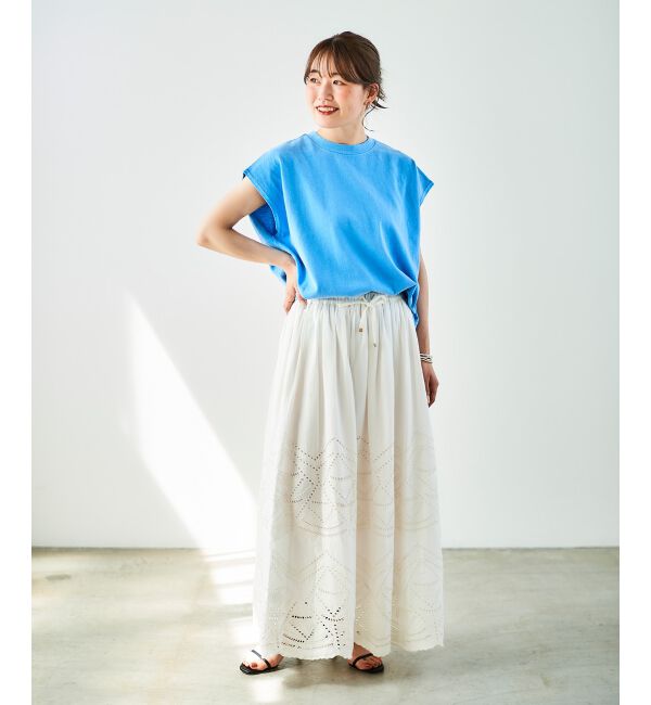 le.coeur blanc「STAR＆STRIPE ノースリーブTEE」|Tシャツ・カットソー|