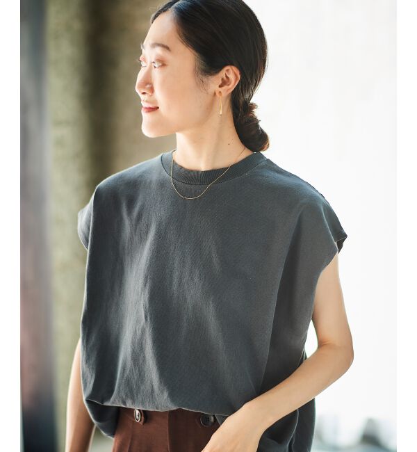 le.coeur blanc「STAR＆STRIPE ノースリーブTEE」|Tシャツ・カットソー|